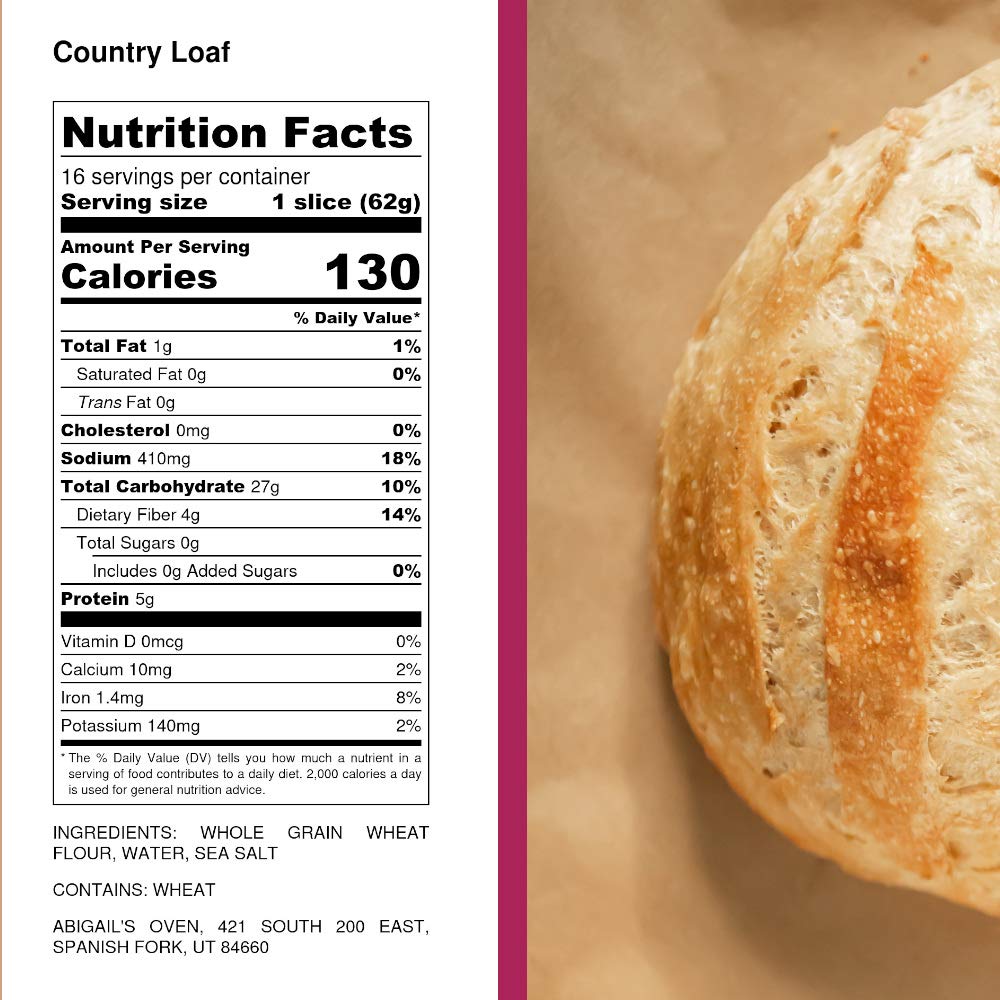 Fresh Sourdough Bread – San Francisco Bakery Style Dutch Oven Country Loaf – Hand-made – 3 Ingredient – sliced Artisan Round (1)