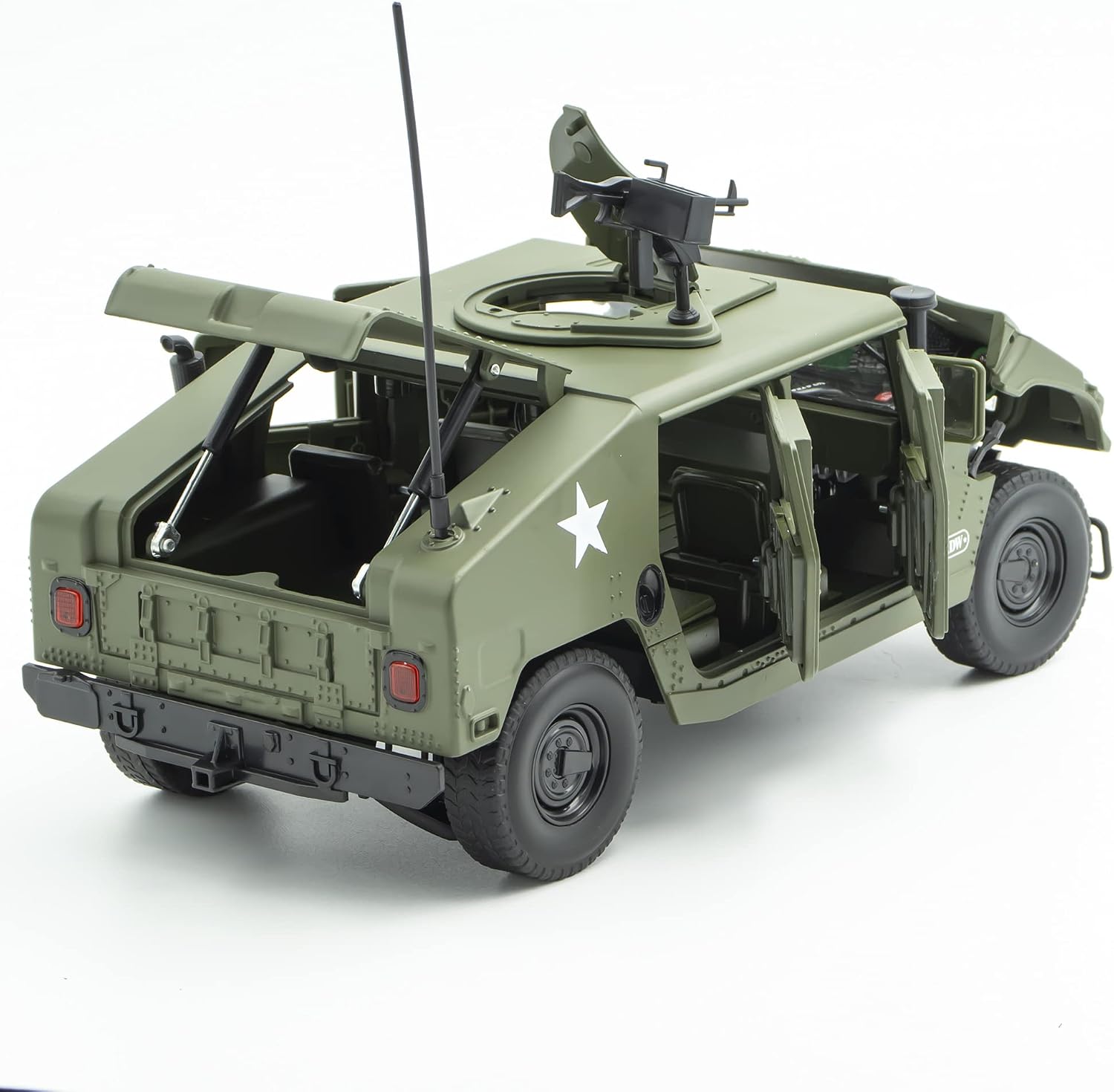 Die Cast Model Cars, 1/18 Scale Diecast Cars Metal Military Vehicles Toys, Army Toys Kids Car Friction Powered Armored Vehicle Model