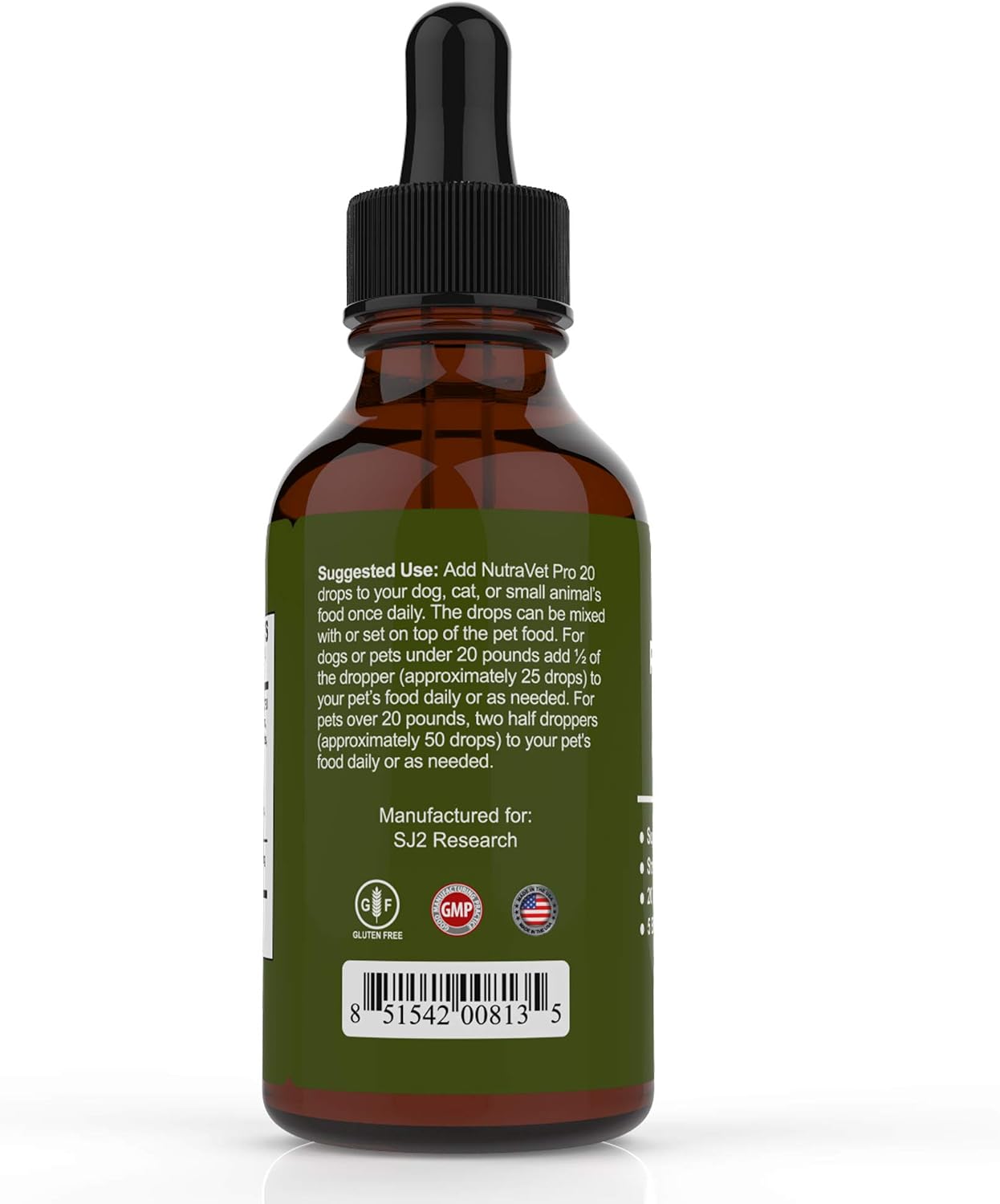 Probiotics for Dogs and Cat Probiotics - 120 Servings (1/2ml). 100% Natural Digestive Enzymes for Gas Relief and Healthy Digestion. Prebiotics via
