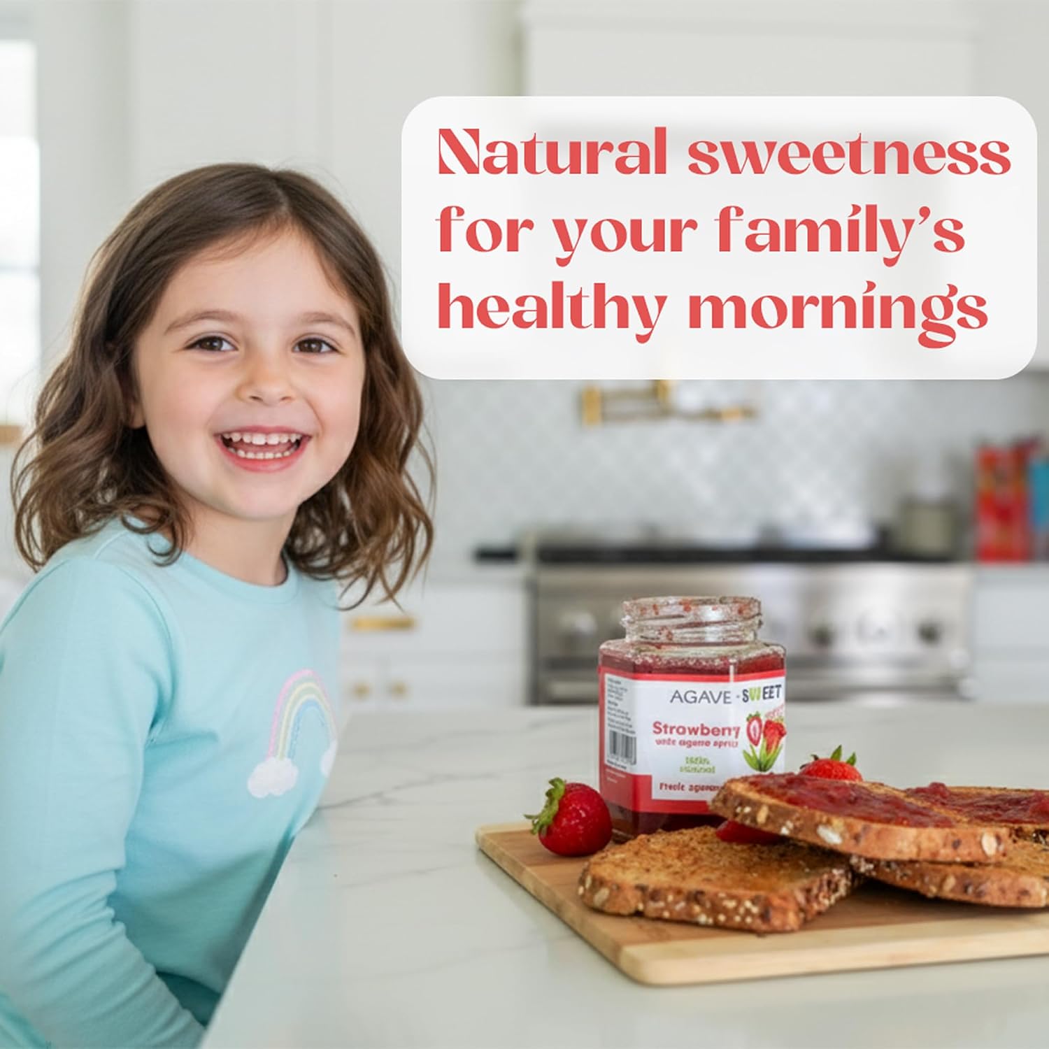 Agave Sweet Mango Fruit Spread with Agave Syrup No Sugar Fruit Spread 10 oz