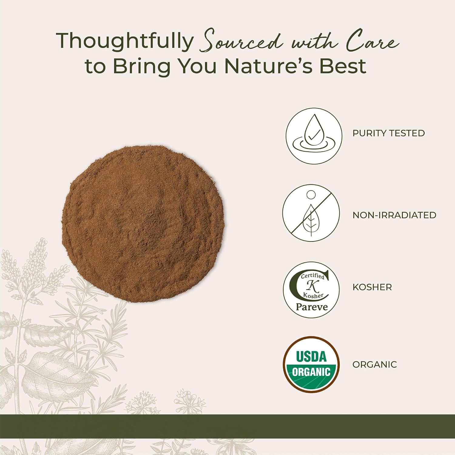 Starwest Botanicals Organic Ceylon Cinnamon Powder - Spice for Tea, Cooking, & Baking, Sweet & Mellow Flavor, Certified Kosher