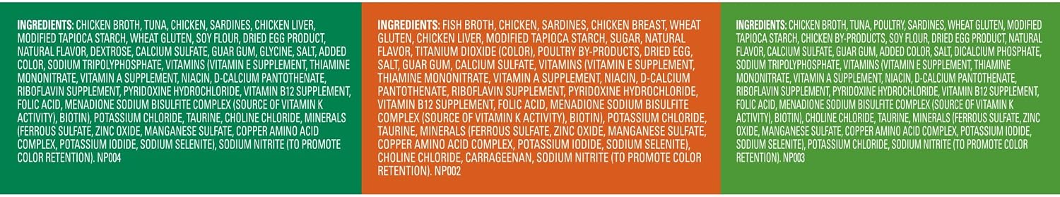 Meow Mix Tenders in Sauce, Wet Cat Food with Tuna & Whole Shrimp, 12 Cups