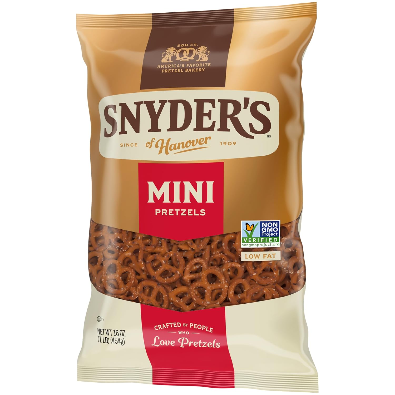 Snyder's of Hanover Mini Pretzels, 100 Calorie Individual Packs, 36 Ct