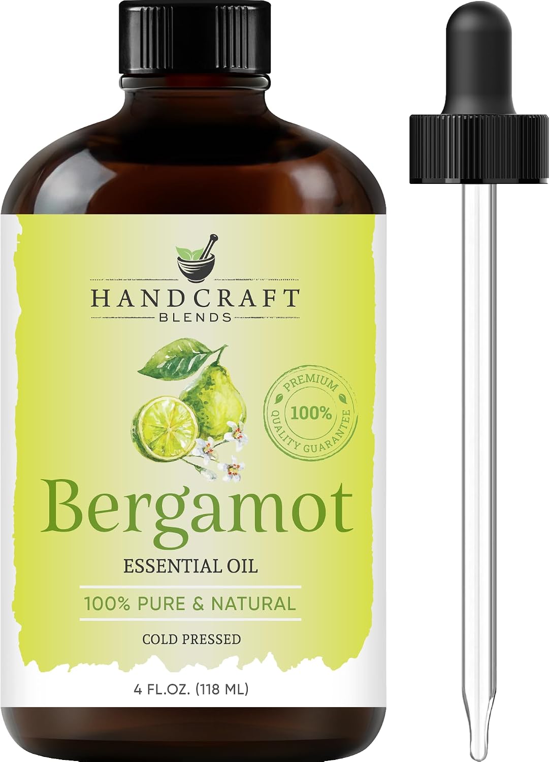 Handcraft Blends Peppermint Essential Oil – Huge 4 Fl Oz – 100% Pure and Natural – Premium Grade Essential Oil for Diffuser and Aromatherapy, Skin, Massage, Candle and Soap Making Fragrance