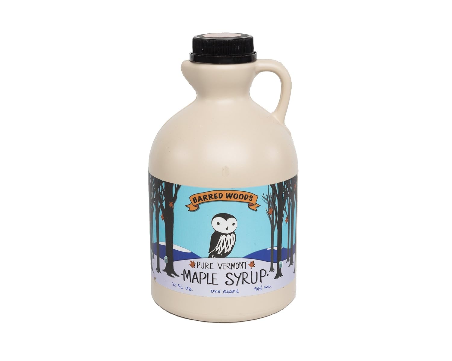 Very Dark, Strong Taste Vermont Maple Syrup - Barred Woods Maple Products (Quart (32 oz))