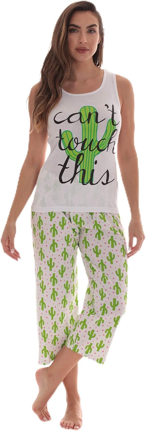 Just Love 100% Cotton Capri Sets Women Sleepwear