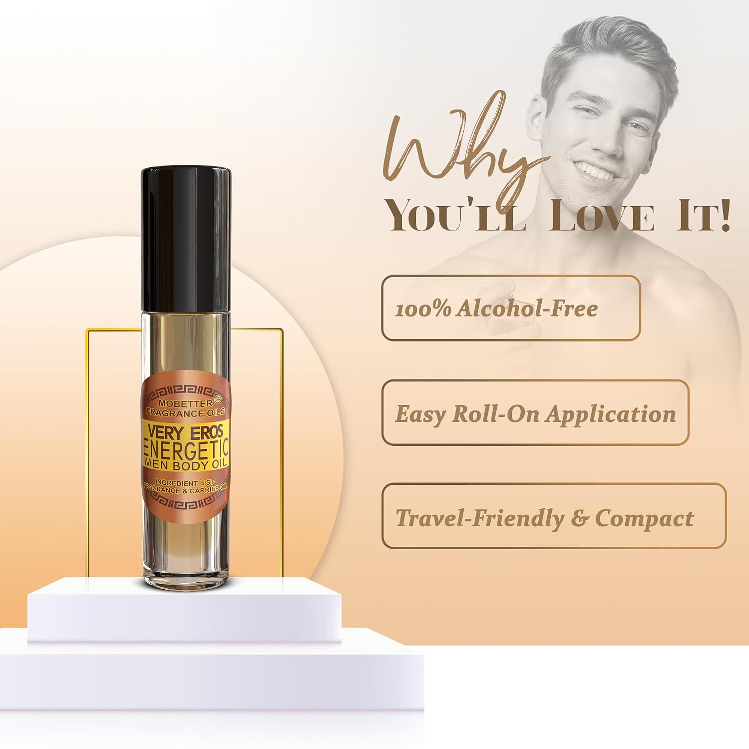 MOBETTER FRAGRANCE OILS Very Erus Flame Men Body Oil