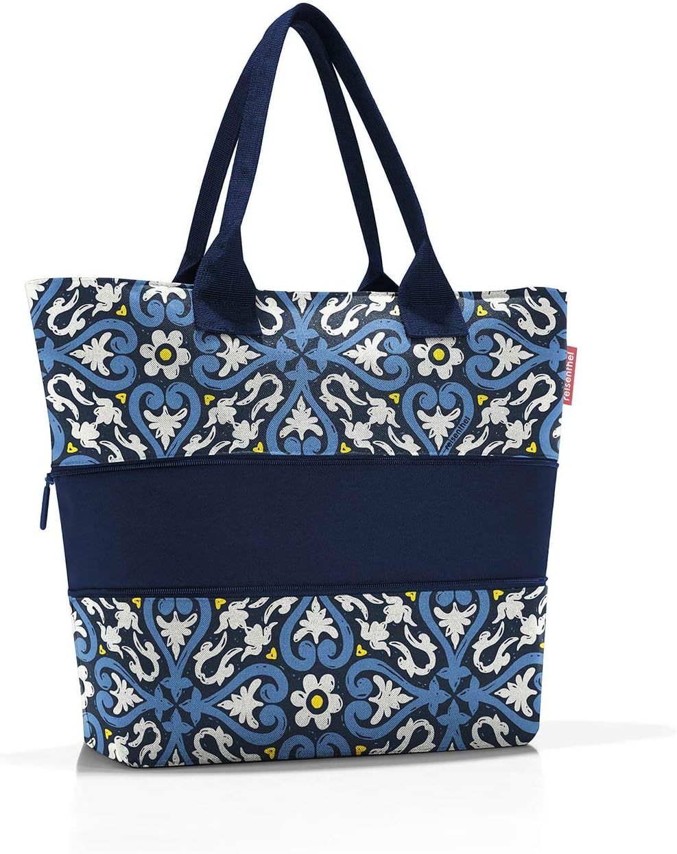 reisenthel shopper e1 - Large capacity and expandable bag made of water repellent and recycled polyester fabric