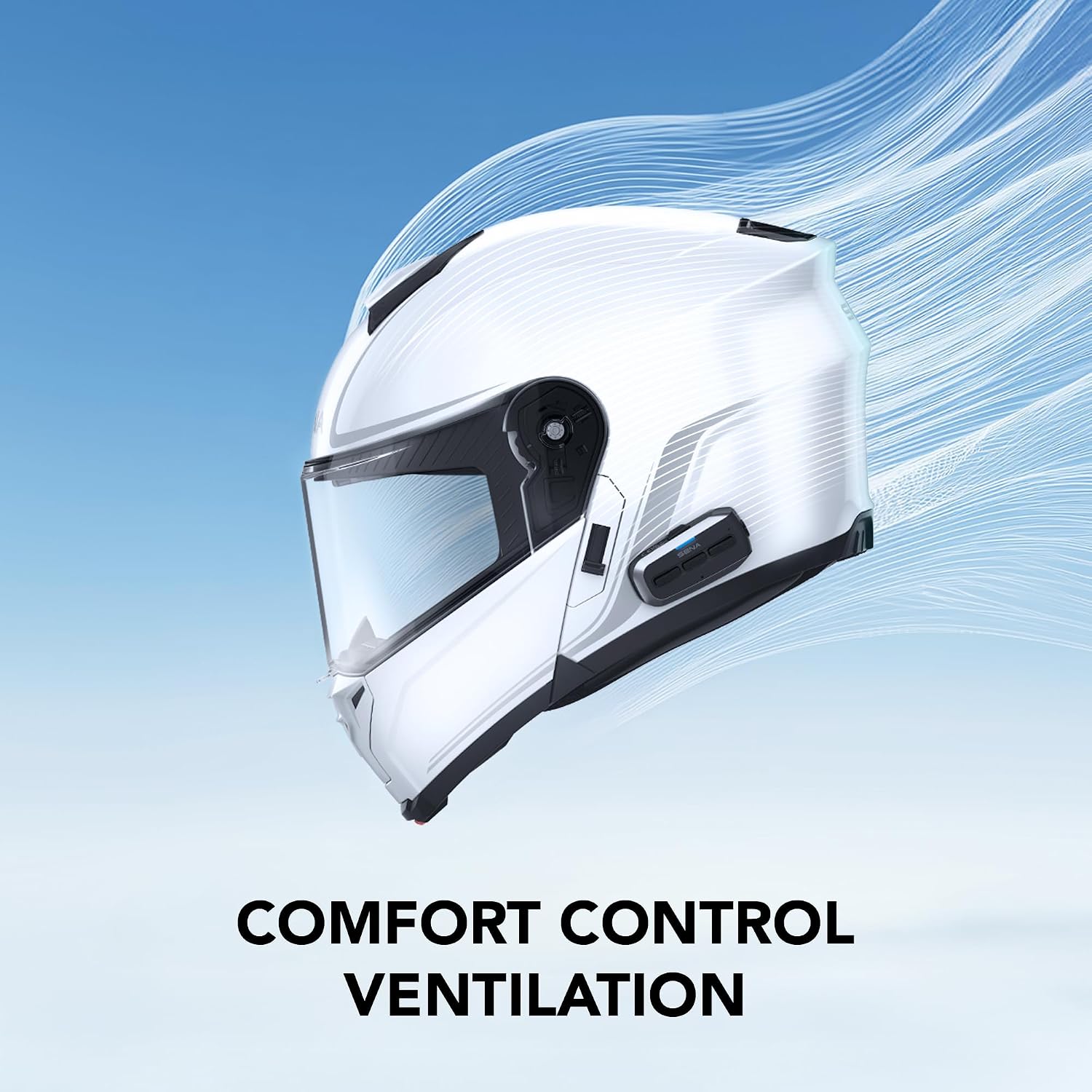 Sena OUTRUSH 2 Modular Smart Motorcycle Helmet with Bluetooth Connectivity and Mesh Intercom Communication