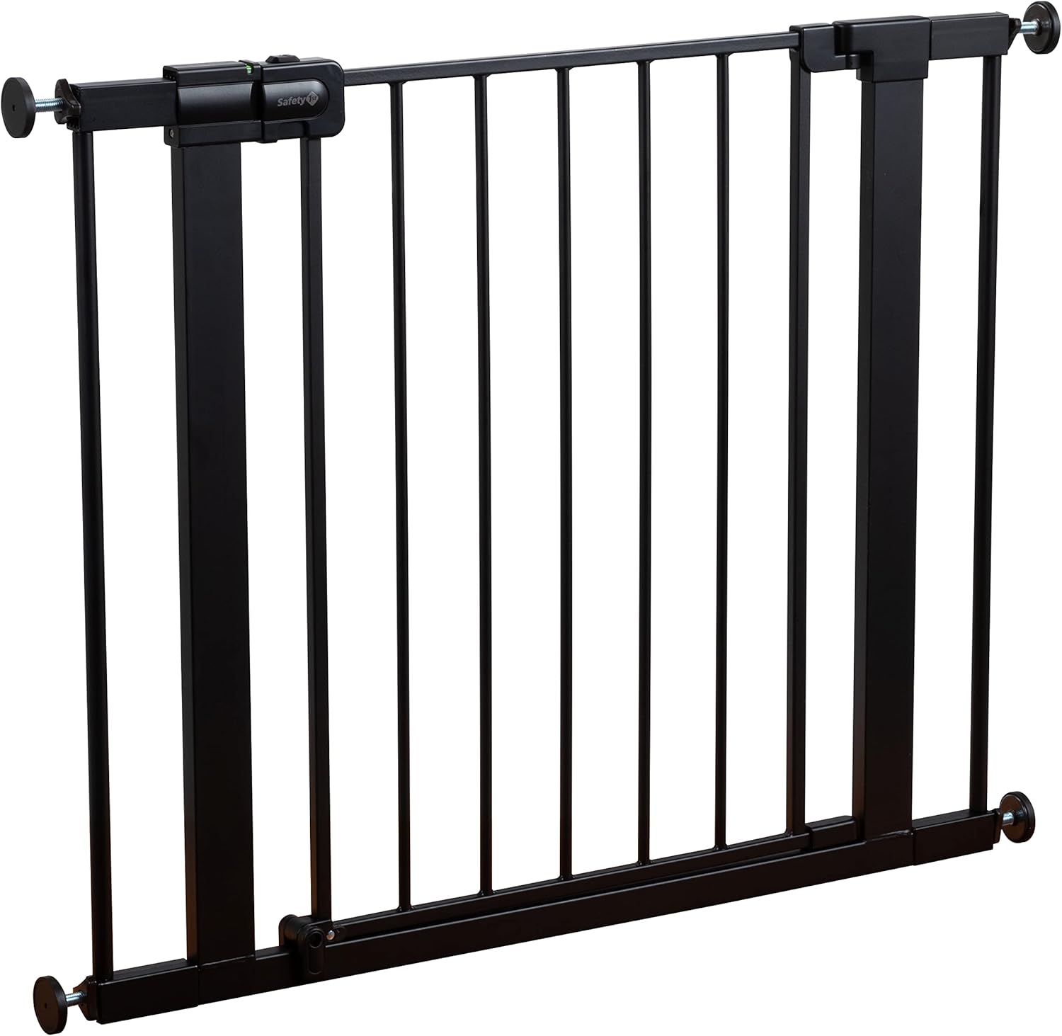 Safety 1st Easy Install Walk Thru Baby Gate for Doorway With Door, Dog Gates, Fits 29"-38", Easy Install 28" Tall, White