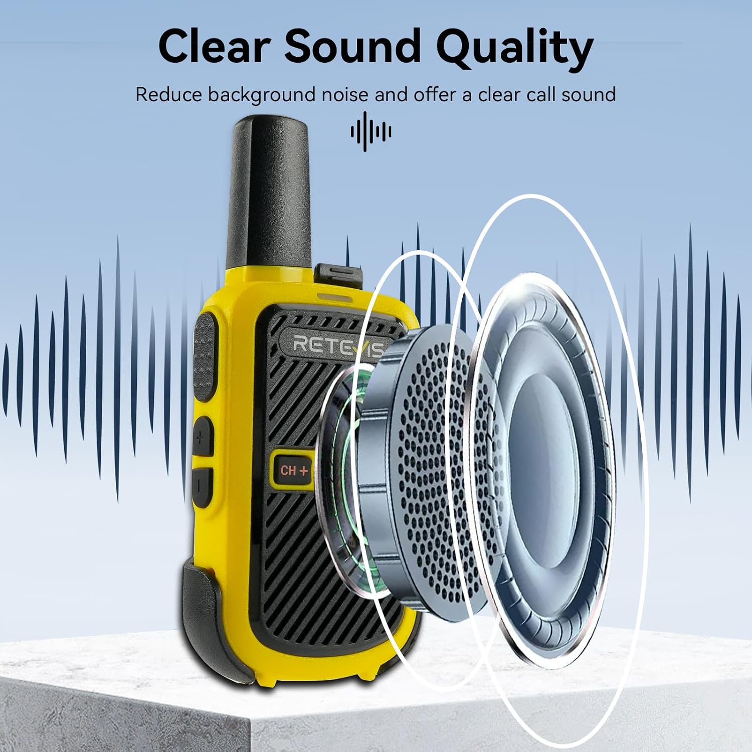 Retevis RT15 Walkie Talkies 3 Pack, Birthday Gift, Outdoor Adventure Kit | Durable, Lightweight, VOX, Key Lock, Mini Walkie Talkies for Adults, School Family Outdoor Travel Camping Hiking