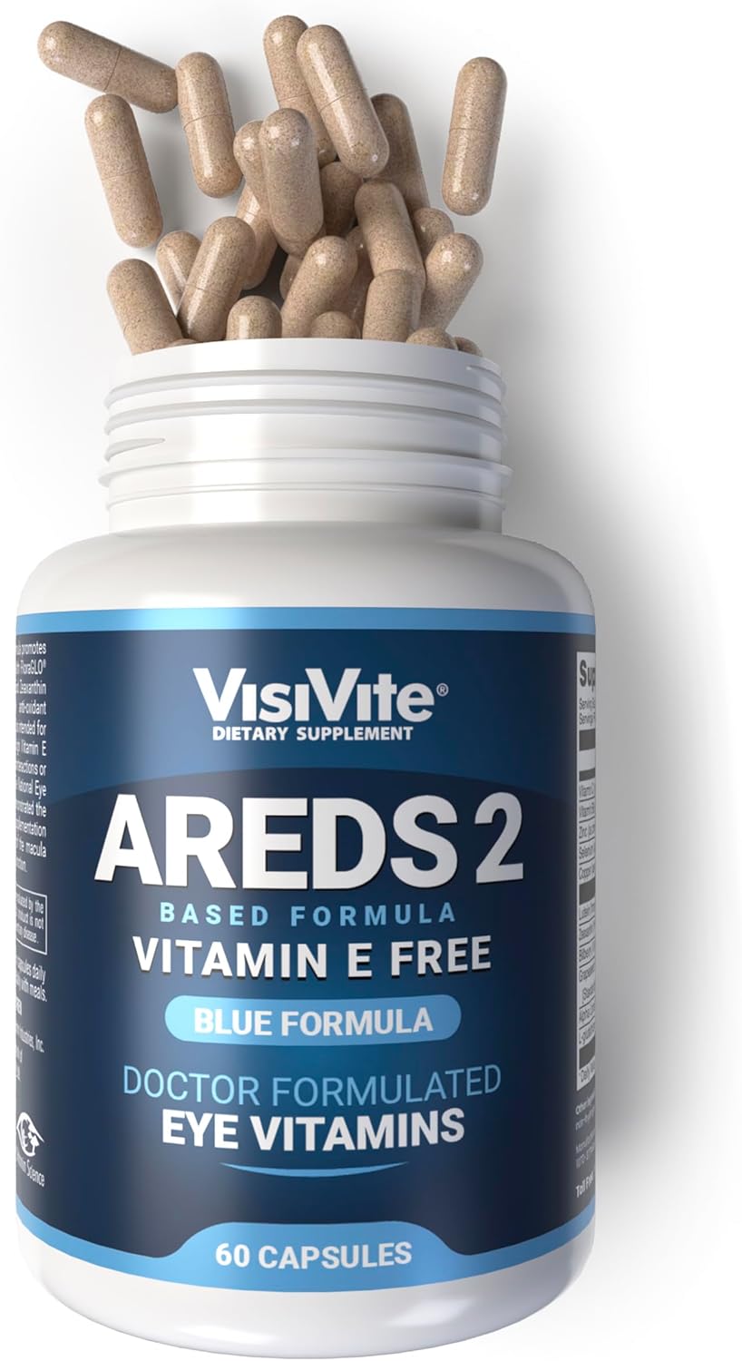 VisiVite AREDS 2 Eye Vitamins for Seniors Without Vitamin E