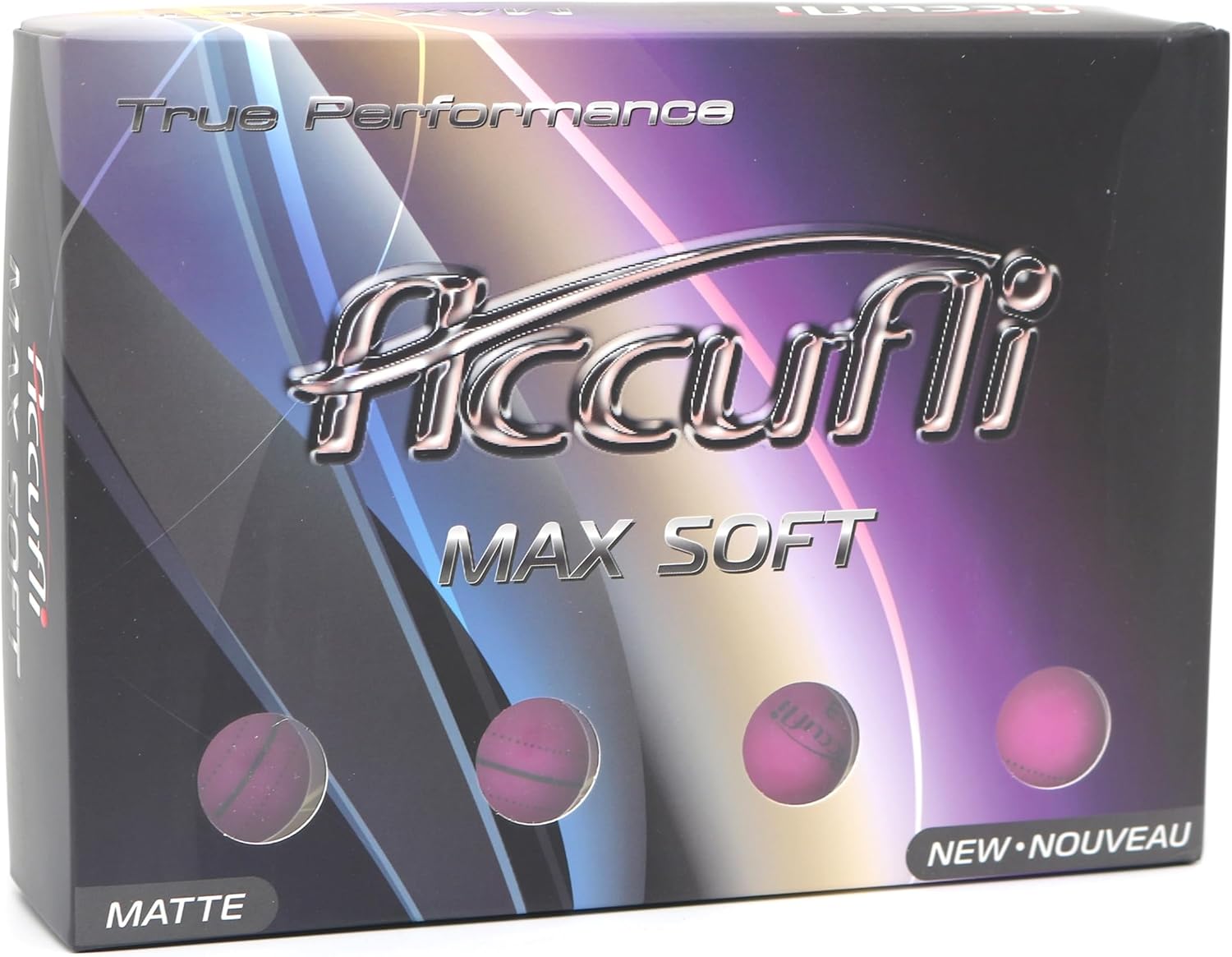 ACCUFLI Max Soft Matte Golf Balls