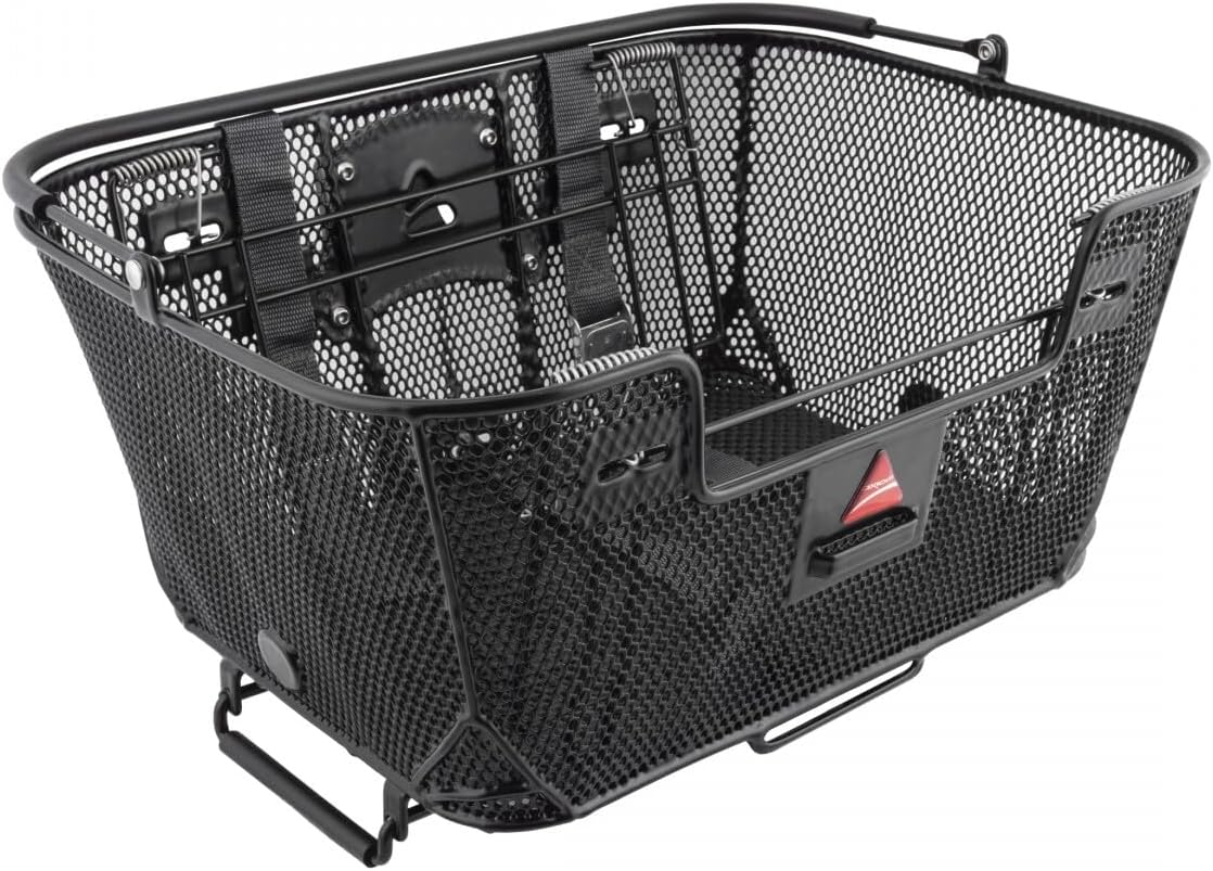 Axiom Pet Basket with Rack and Handlebar Mounts (Black)