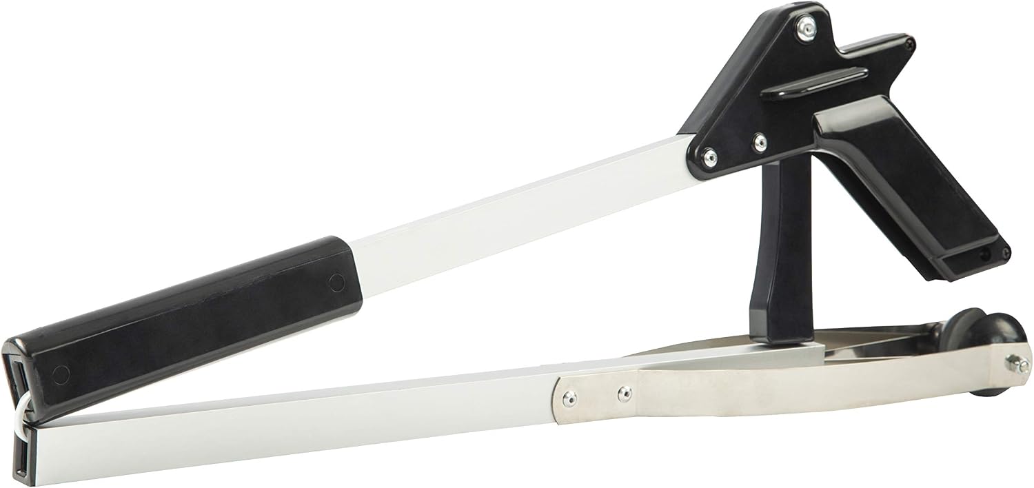 Grabber Reacher Suction Cup Grip Tool- Long 32 Inch Foldable Strong Heavy Duty Aluminum Pick Up Stick - Lightweight Trash Litter Picker Claw