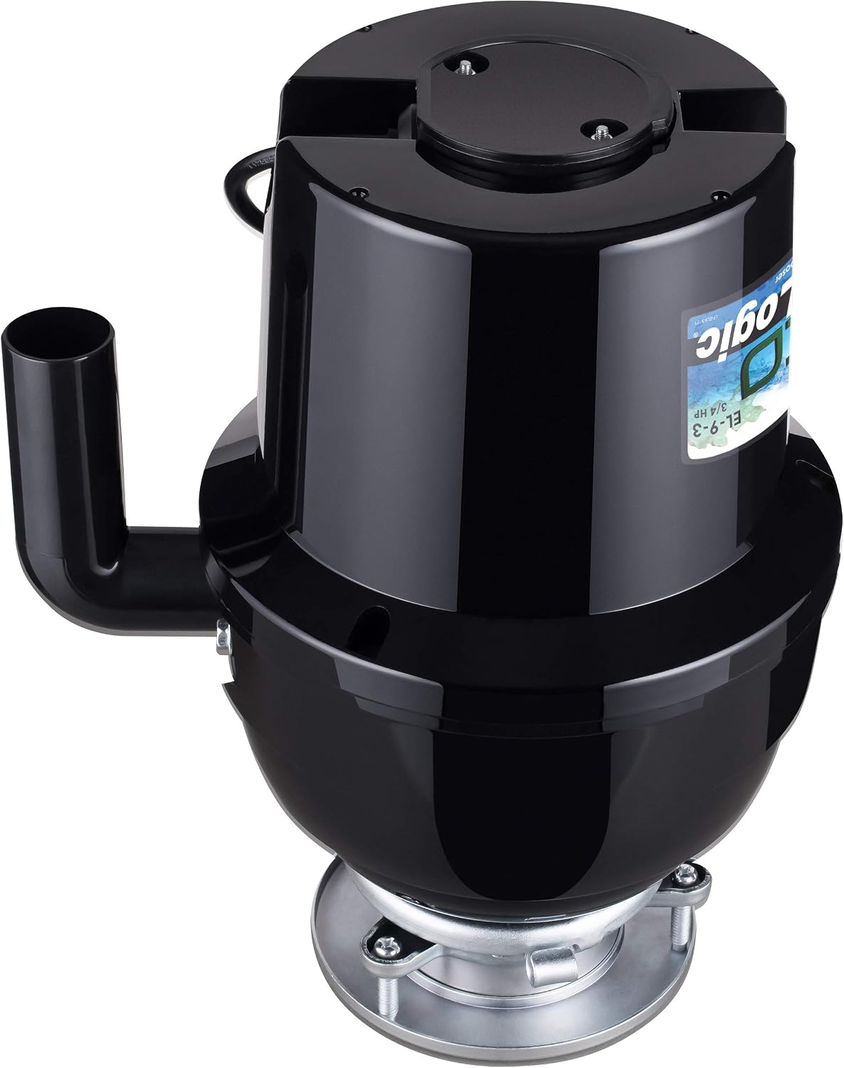 Eco Logic 1/3 HP Garbage Disposal, Universal 3-Bolt Mount, Power Cord