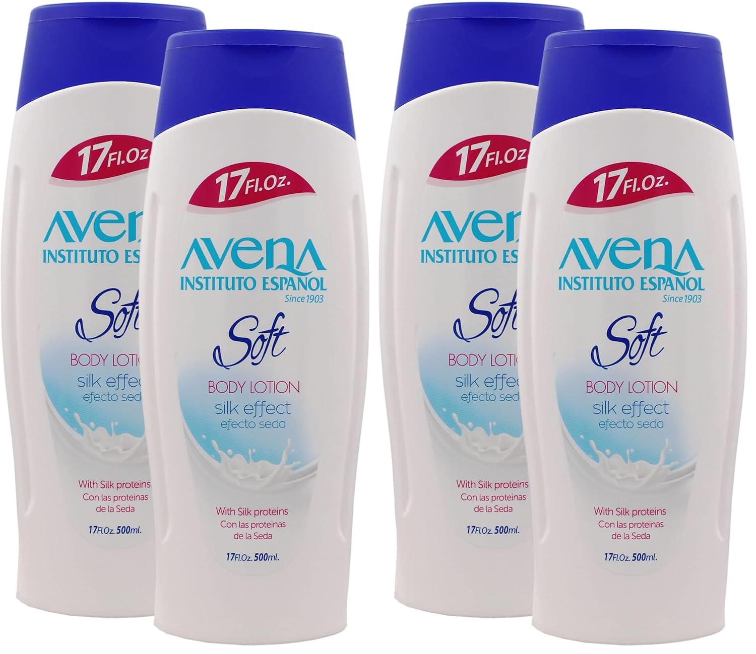 Avena Instituto Espanol Moisturizing Hand and Body Lotion, Helps Moisture Soften and Nourish your skin, 2-pack Of 17 FL Oz, 2 Bottles