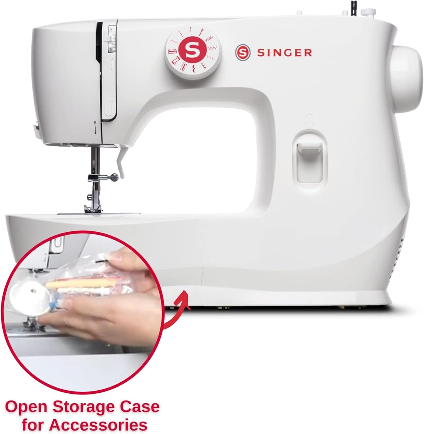 SINGER® MX60 Lightweight & Portable Sewing Machine with Accessory Kit
