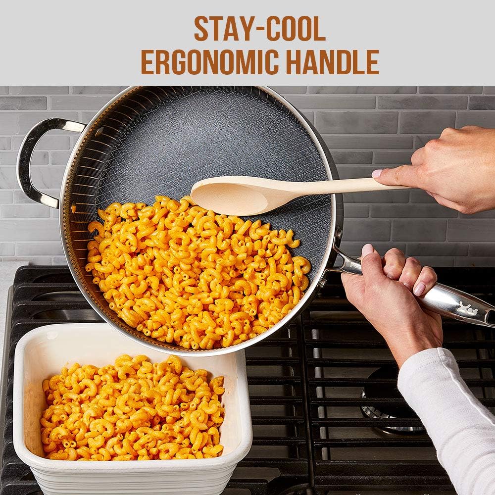 Copper Chef Titan Fry, 9.5 inch with 8 inch Pan, stainless-steel