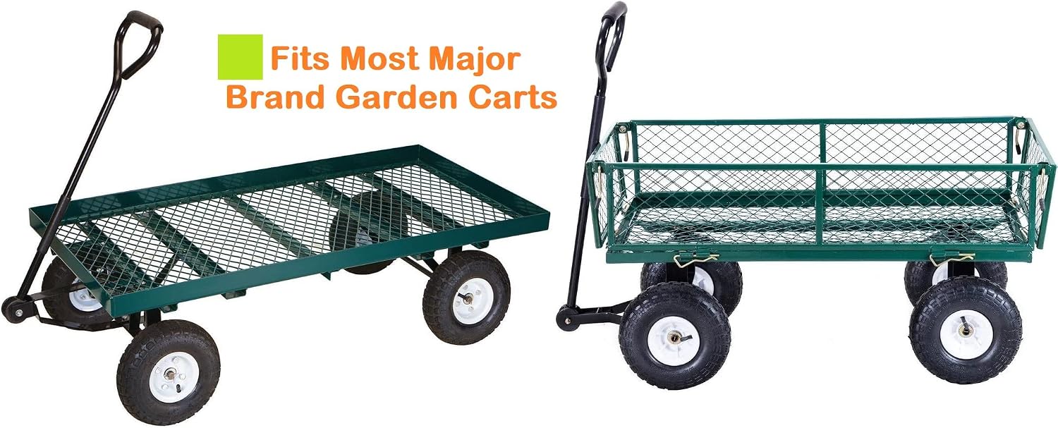 10" Air Tires for Garden Including Cart- Industrial Grade - 600 LB Capacity- 4 Pack