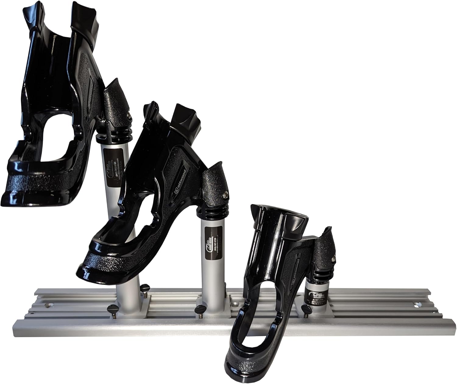 Pro-Series Cradle Rod Holder with Riser, Satin