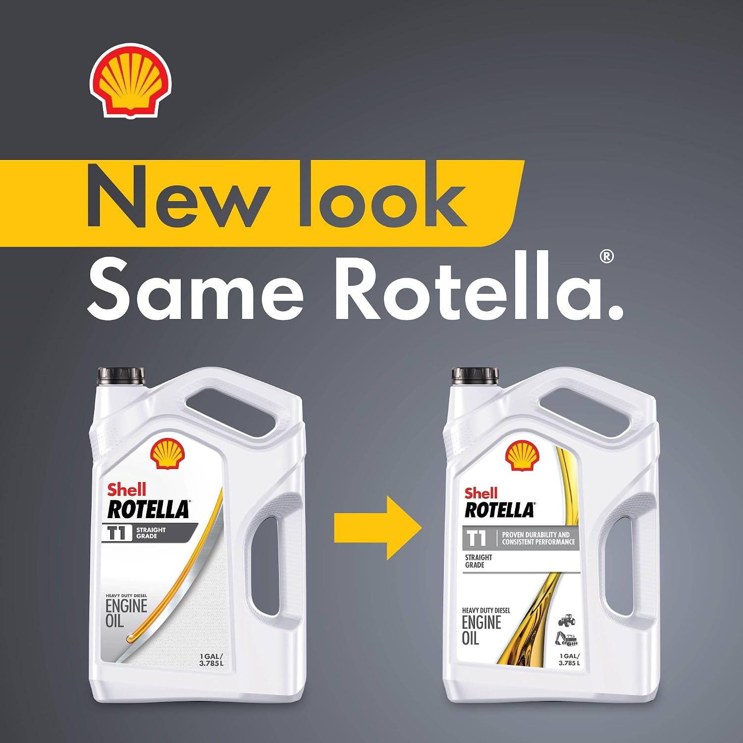 Shell Rotella T1 SAE 40 Diesel Engine Oil, 5 Gallon Pail