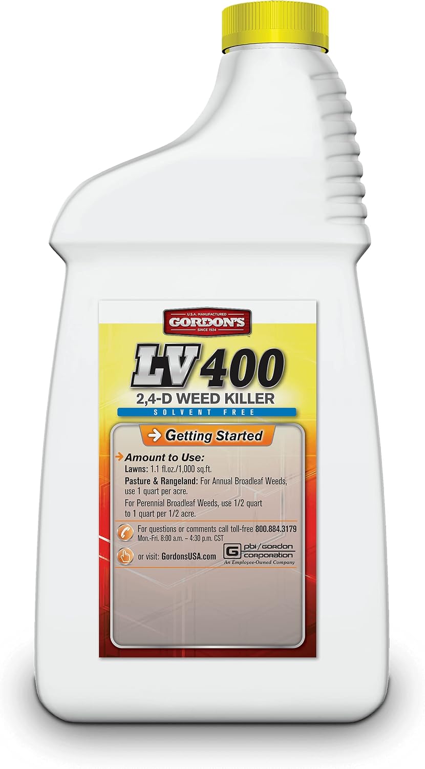 GORDON'S LV 400 2,4-D Weed Killer Solvent Free, 1 Quart, 8601082