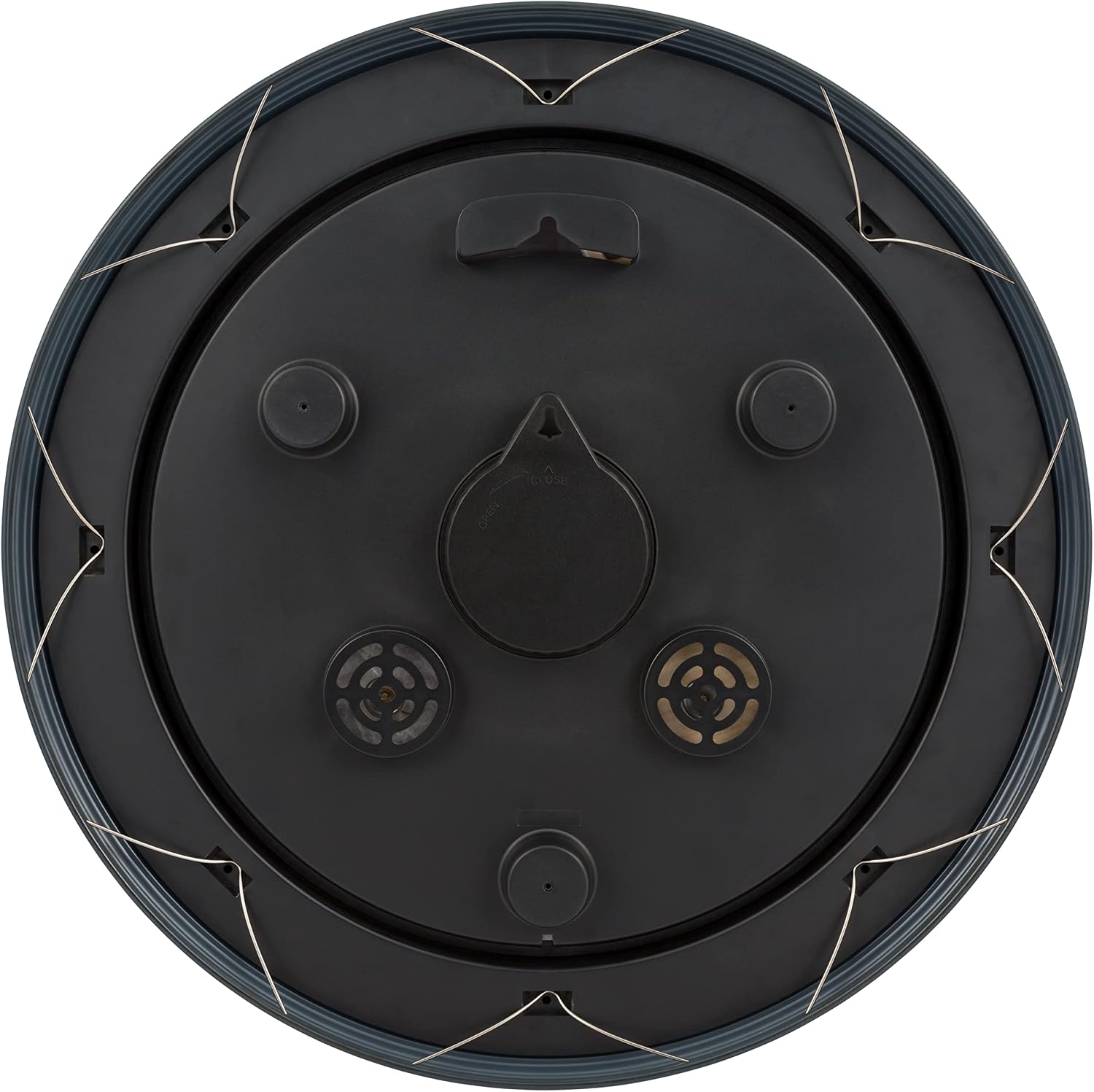 La Crosse Clock 433-3838 18.4" Hamilton Indoor/Outdoor Metal Analog Quartz Clock