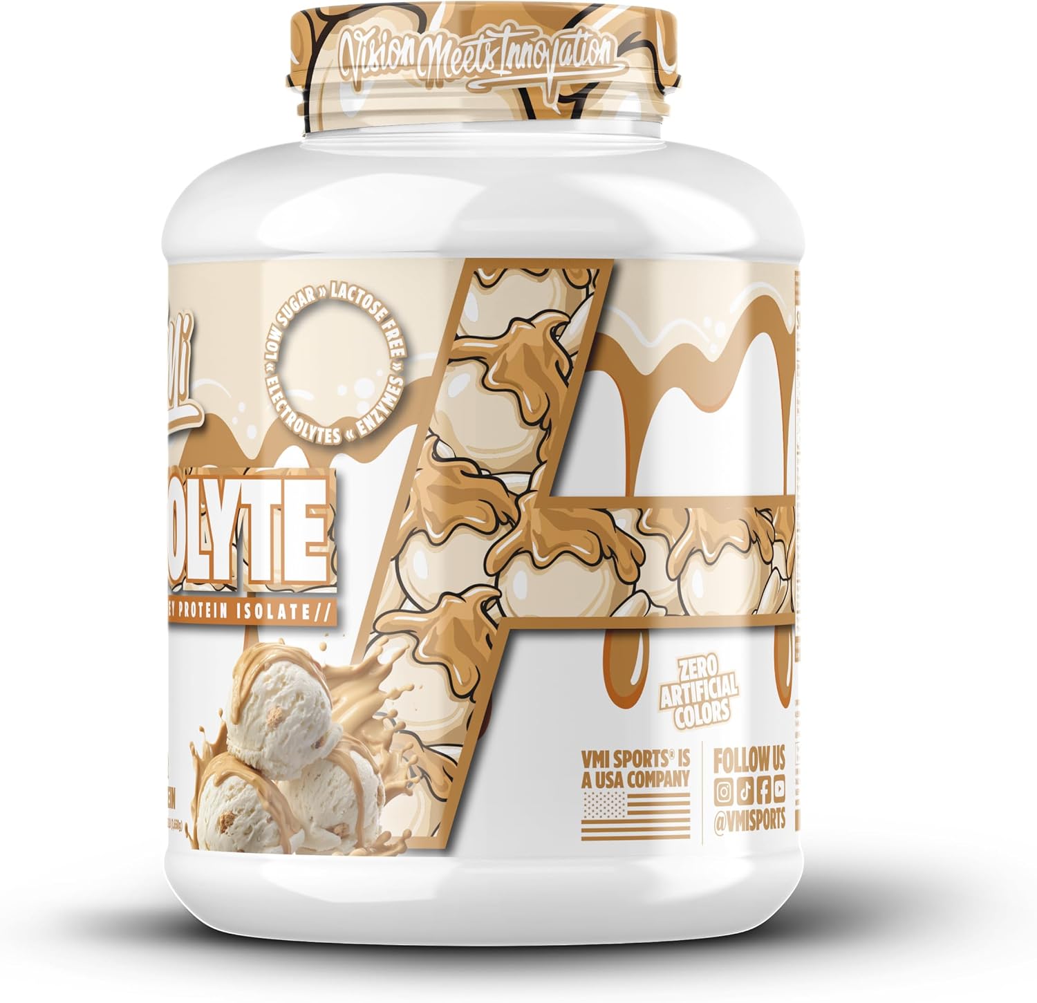 VMI Sports | ProtoLyte Whey Isolate Protein Powder | Low Calorie Whey for Weight Loss and Muscle Gain | Digestive Enzymes | Non-GMO (1.6 lb, Chocolate Fudge Cookie) | Premium whey isolate protein powder for smooth mixing in shakes smoothies and convenien…