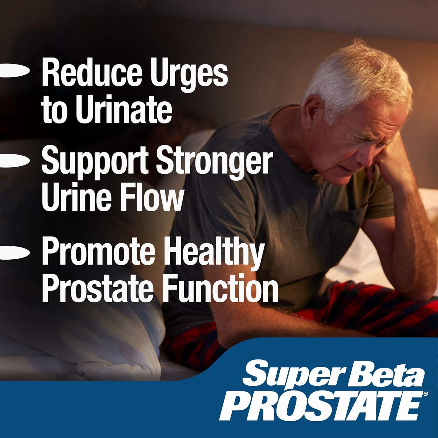 SUPER BETA PROSTATE - Prostate Health Supplements for Men, 60ct (Pack of 2) | Reduce Bathroom Trips, Promote Sleep, Better Bladder Emptying & Healthy Prostate