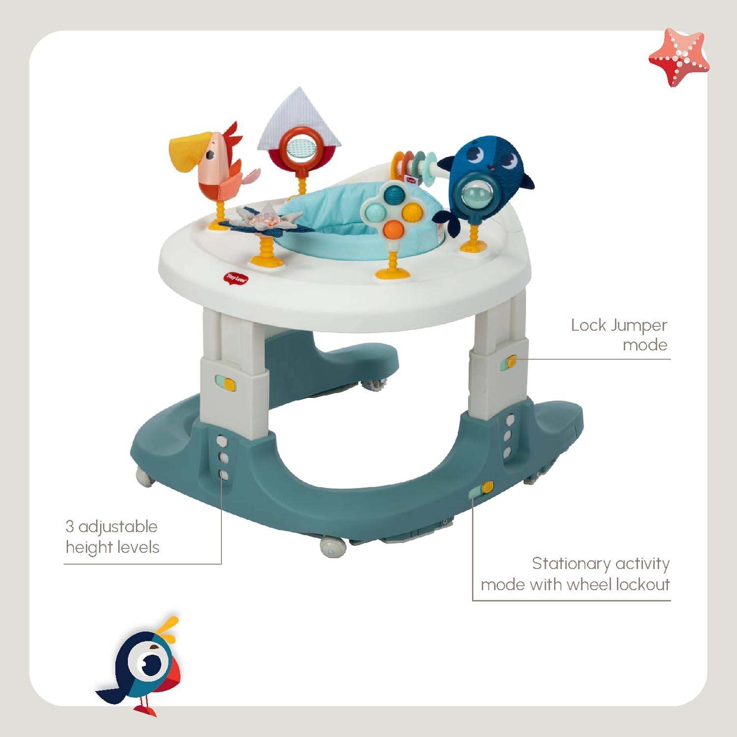 Tiny Love 4-in-1 Here I Grow Mobile Activity Center, Magical Tales