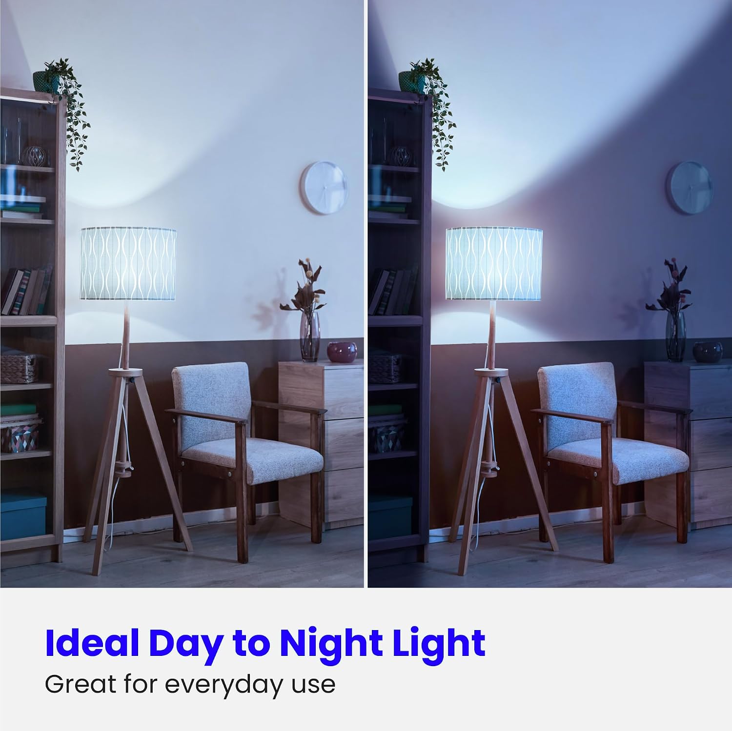 Feit Electric LED Light Bulbs, A19 60W Equivalent, Non-Dimmable, 800 Lumens, A19 LED Light Bulbs, E26 Base, 5000k Daylight, A19 LED Bulbs