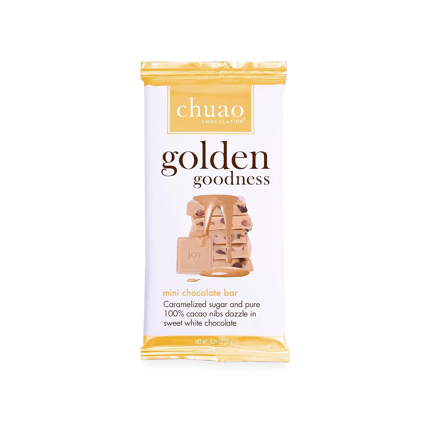 Chuao Chocolatier Sweet & Salty Milk Chocolate Mini Bars | Gourmet Sea Salt European No Preservatives | For Gift Baskets, Gifts for Women, Men | 100 Pack
