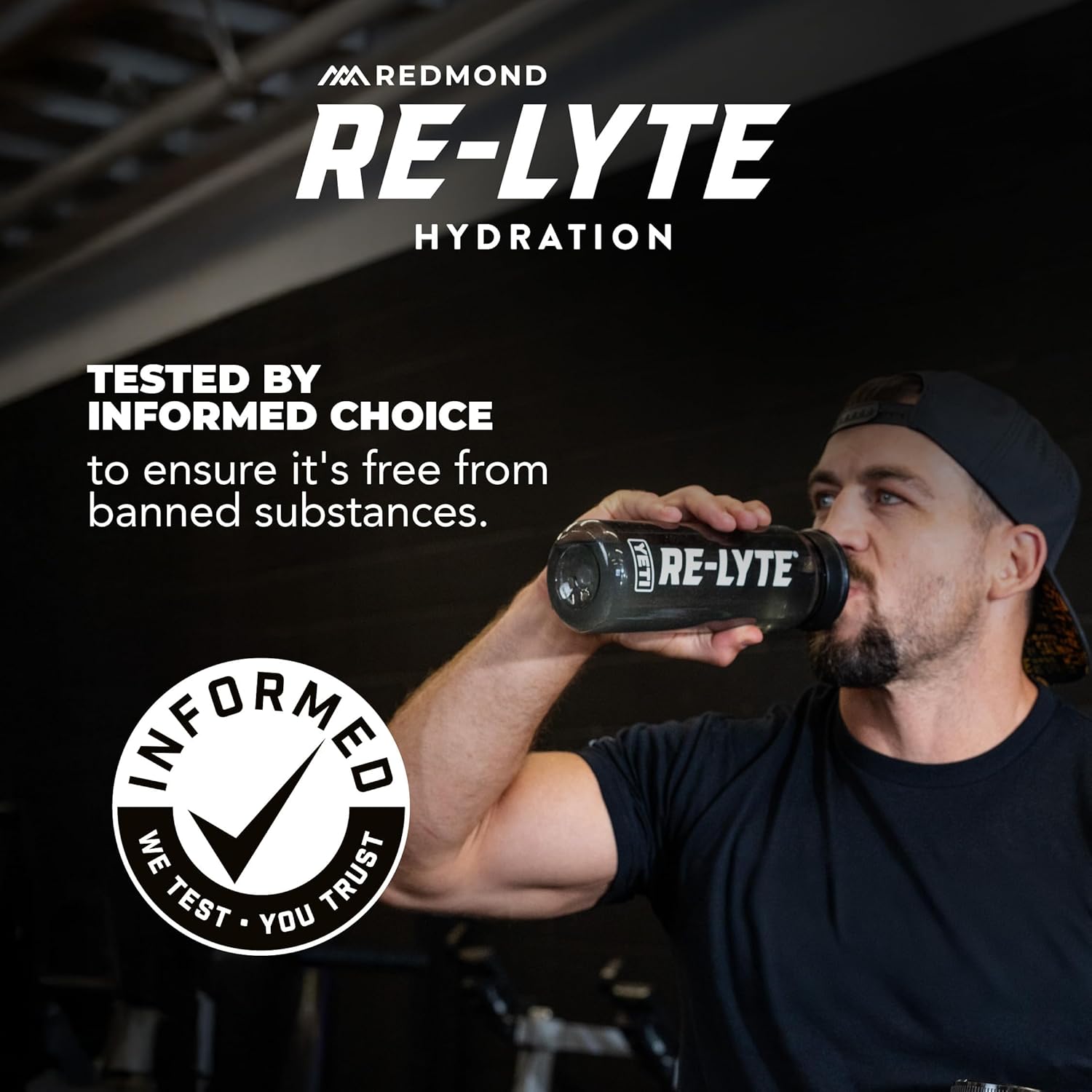 REDMOND Re-Lyte Sugar Free Electrolyte Powder Drink Mix (Mixed Berry)