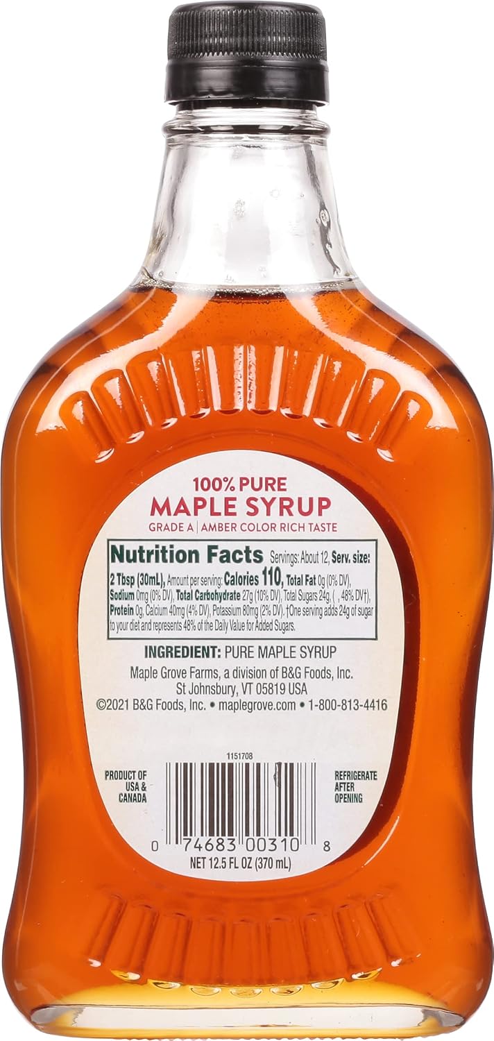 Maple Grove Farms Pure Maple Syrup, 8.5 oz