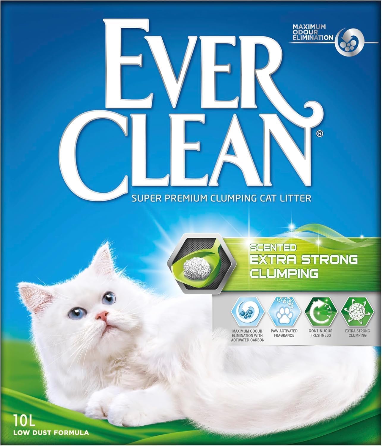 Ever Clean Extra Strong Clumping Cat Litter, 10 Litre, Scented