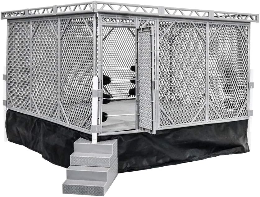 Figures Toy Company Steel Cage Playset Wrestling Rings