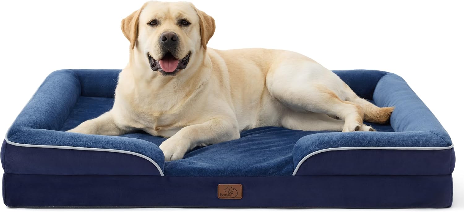 Bedsure Orthopedic Dog Beds Large Sized Dog with Removable Washable Cover