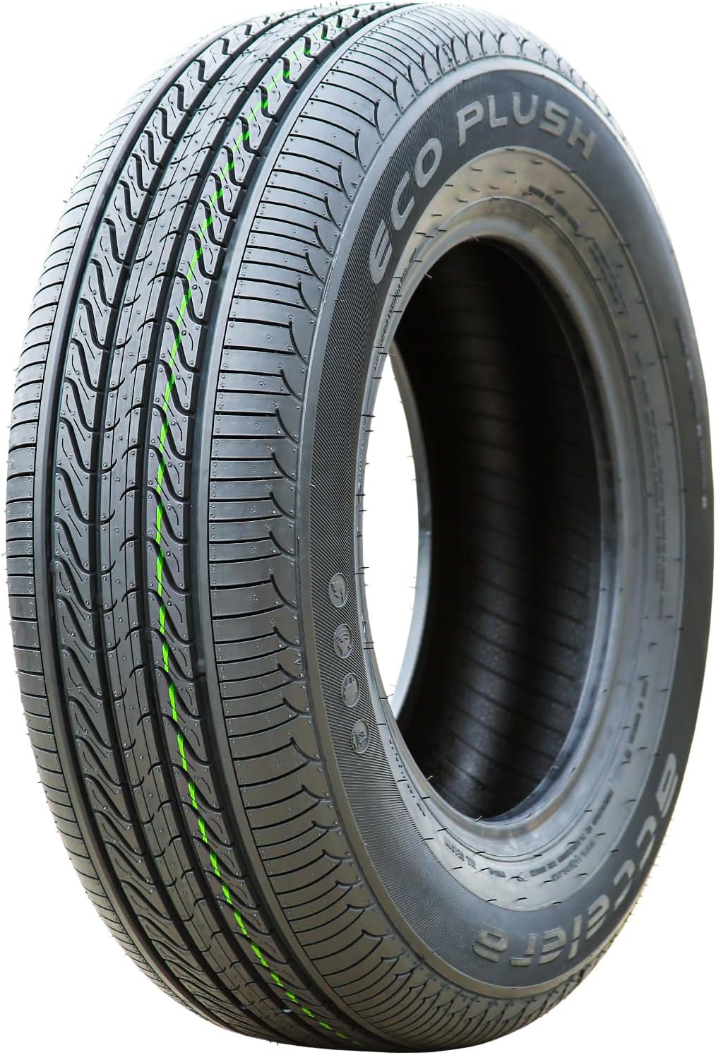 Accelera Eco Plush 175/70R13 82H SL All Season Touring Tire | Passenger Touring All Season Traction 82H Rated Standard Load Radial Construction Black Sidewall Tire