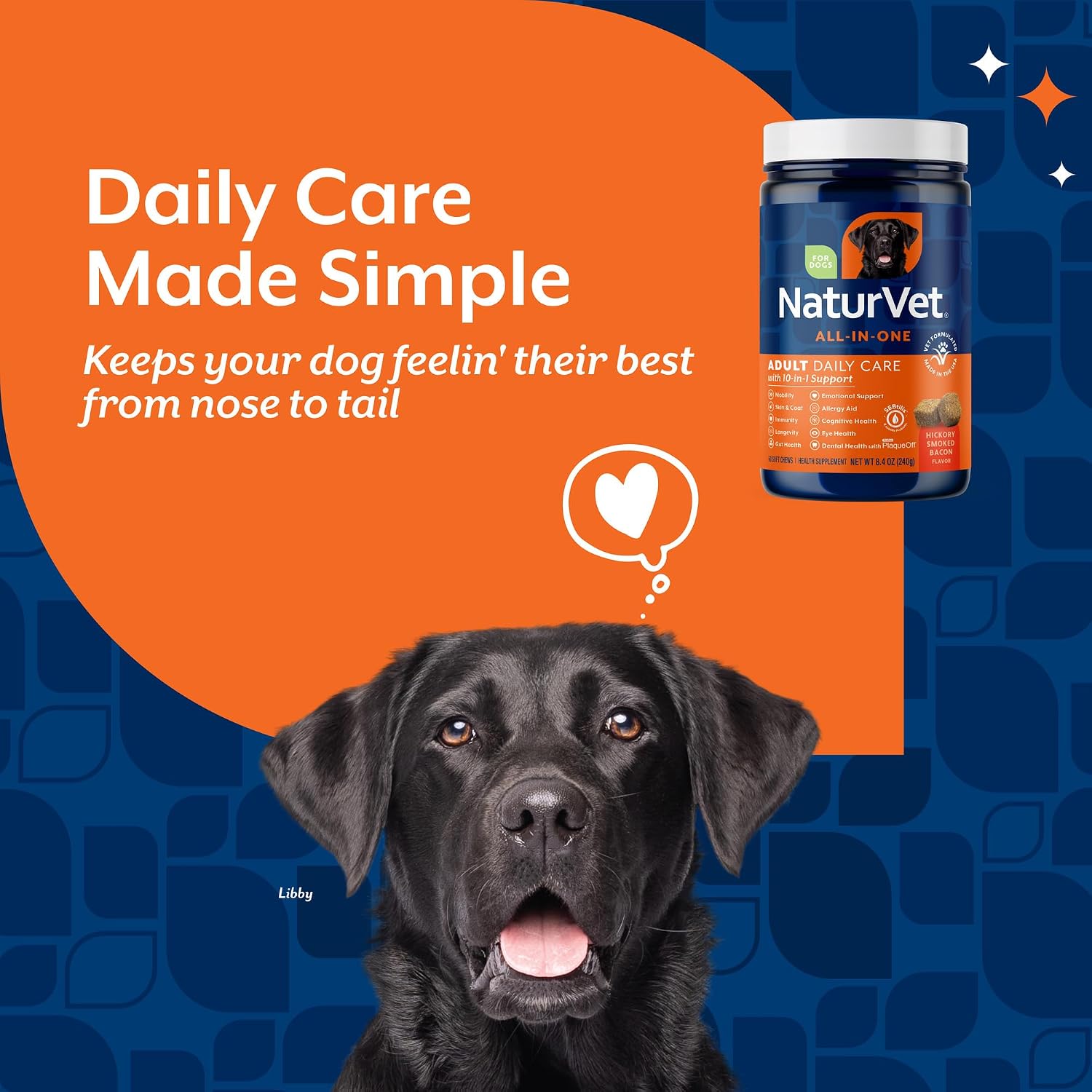 NaturVet All-in-One Cat & Dog Supplement Daily Multivitamin - 13 Oz Powder | Daily Multivitamin for Dogs & Cats - Supports Digestion, Skin & Coat with Omega-3, 6, 9 in a Wheat-Free Formula, 13 Oz Powder