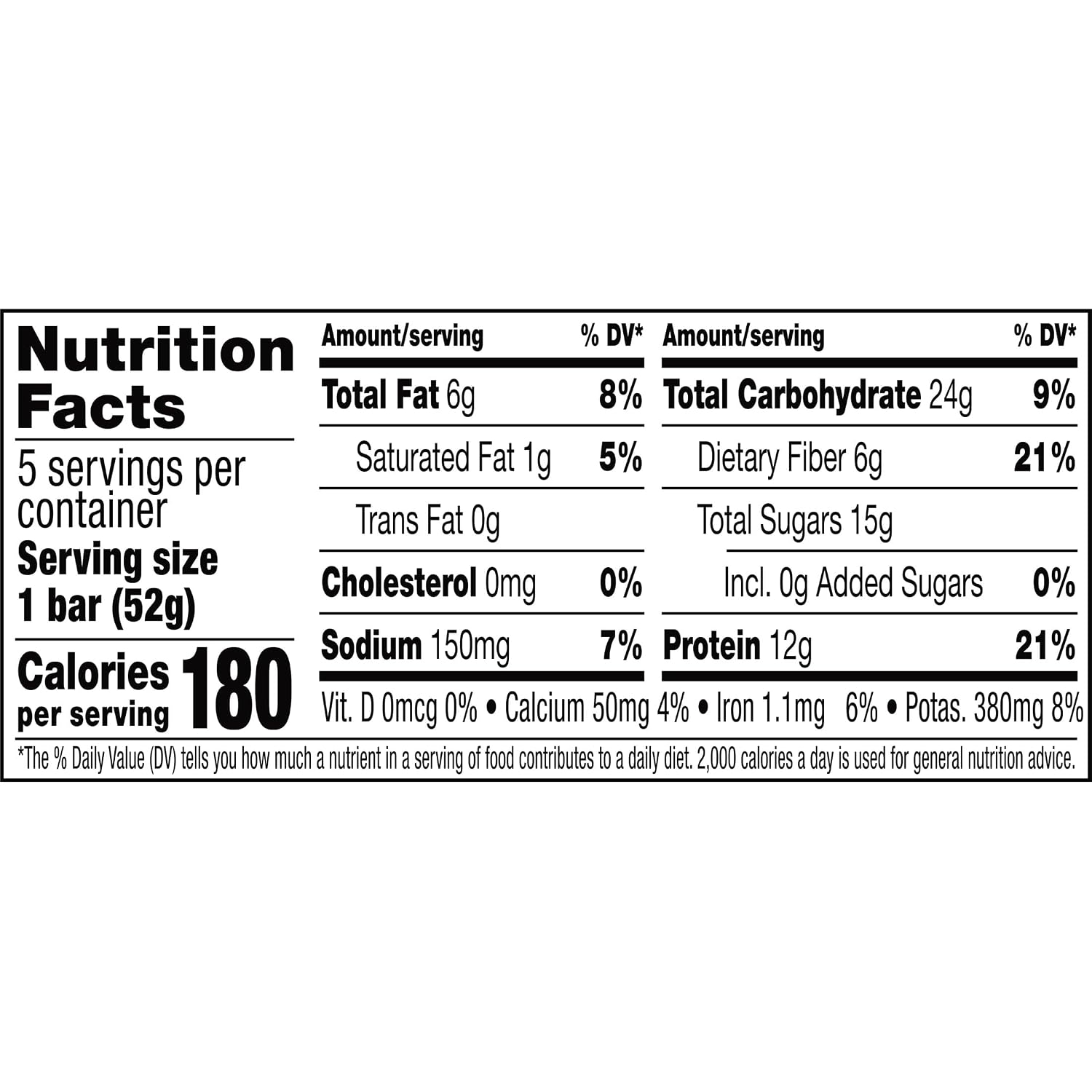 RXBAR Protein Bars, 12g Protein, Gluten Free Snacks, Blueberry, 22oz Box (12 Bars)