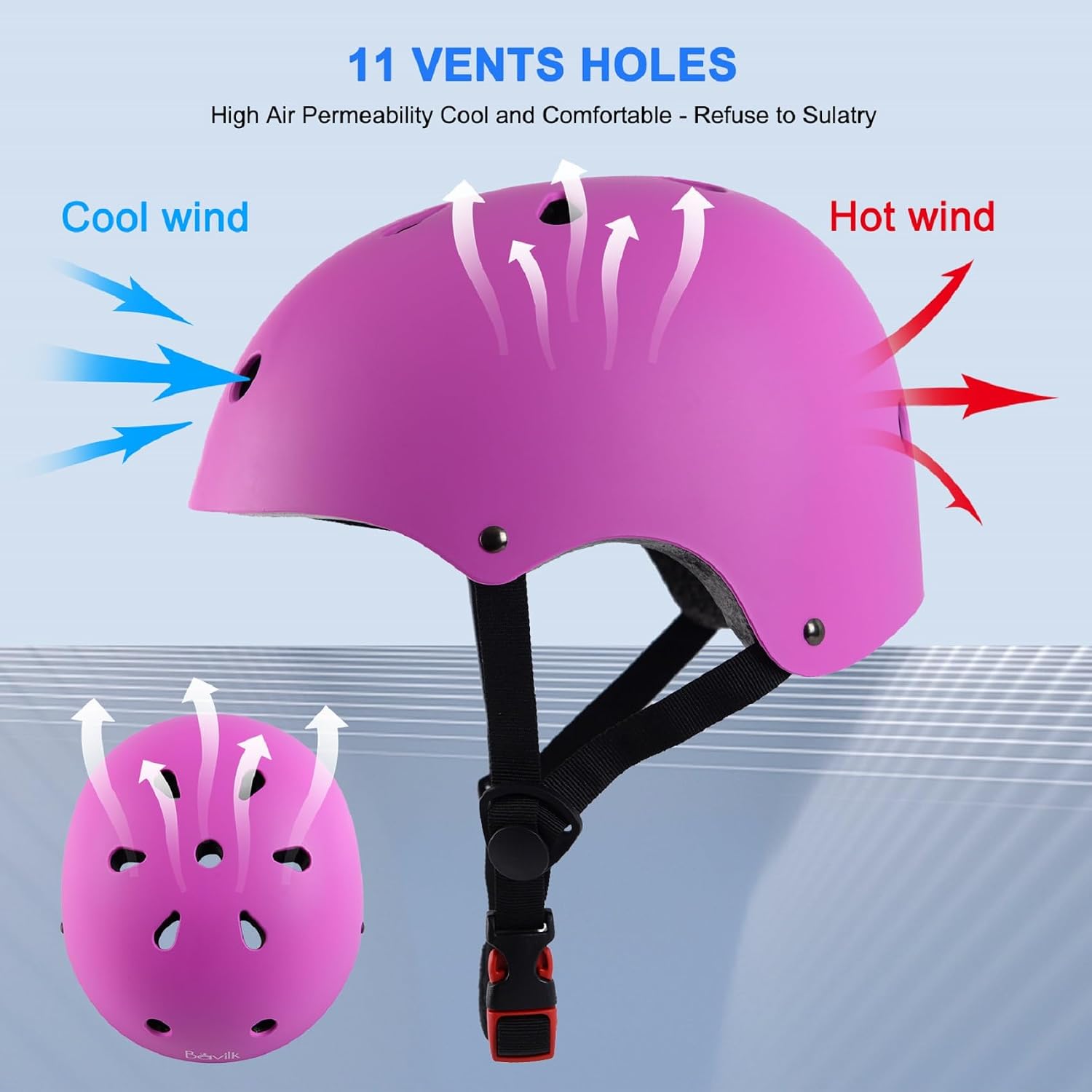 Kids Toddler Bike Helmet,2 Sizes for Youth Child Boys Girls