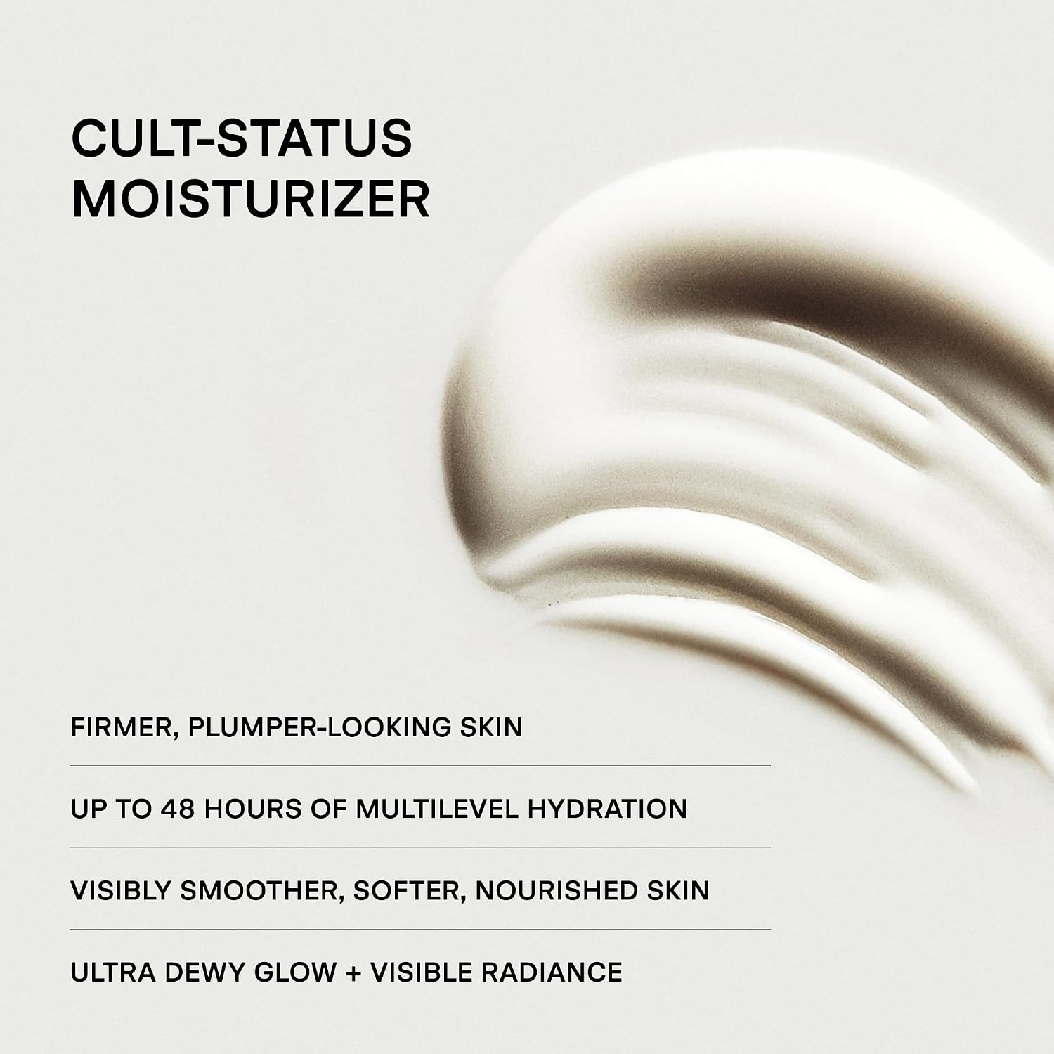 U Beauty The SUPER Hydrator - Mega-Dose Skin Hydrator and Hyaluronic Acid Moisturizing Cream with Peptides and Grapeseed Oil for Supple, Smooth