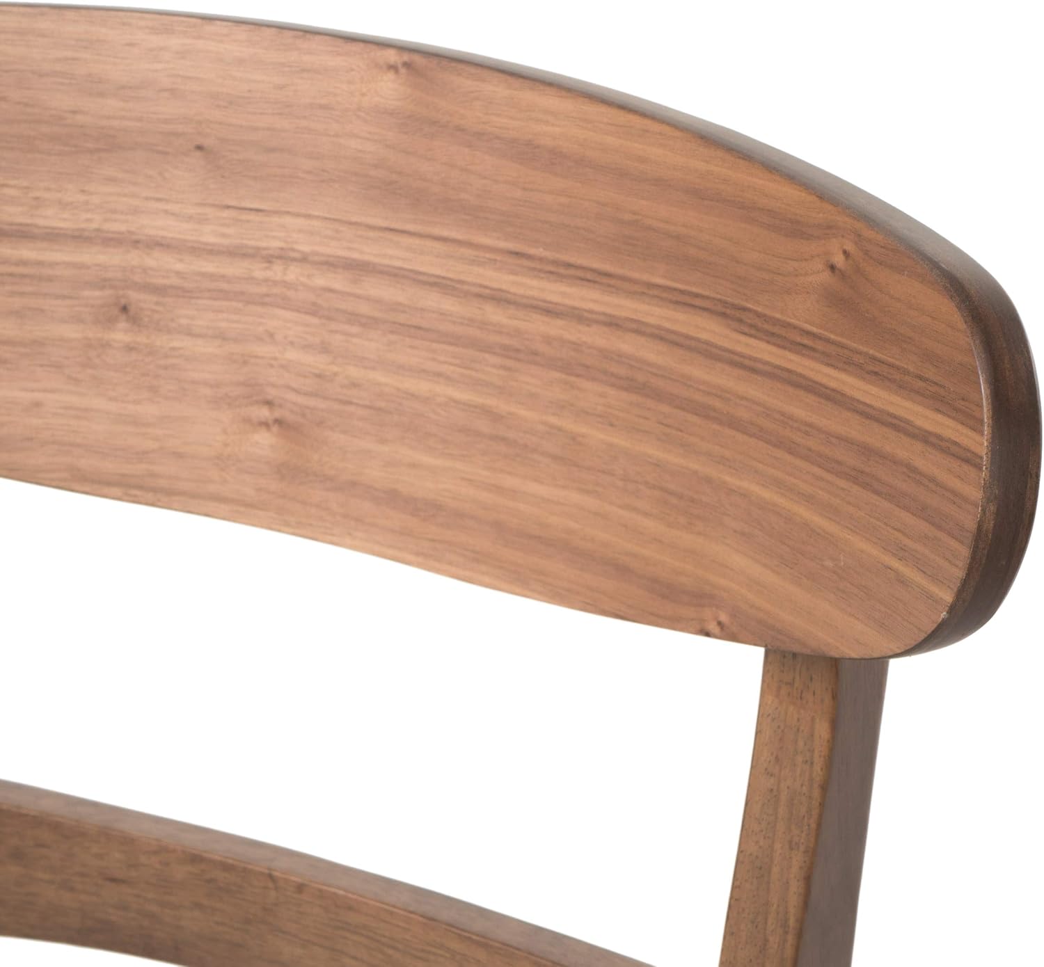 Christopher Knight Home Heather Mid-Century Modern Dining Chairs (Set of 4), Dark Gray and Natural Oak