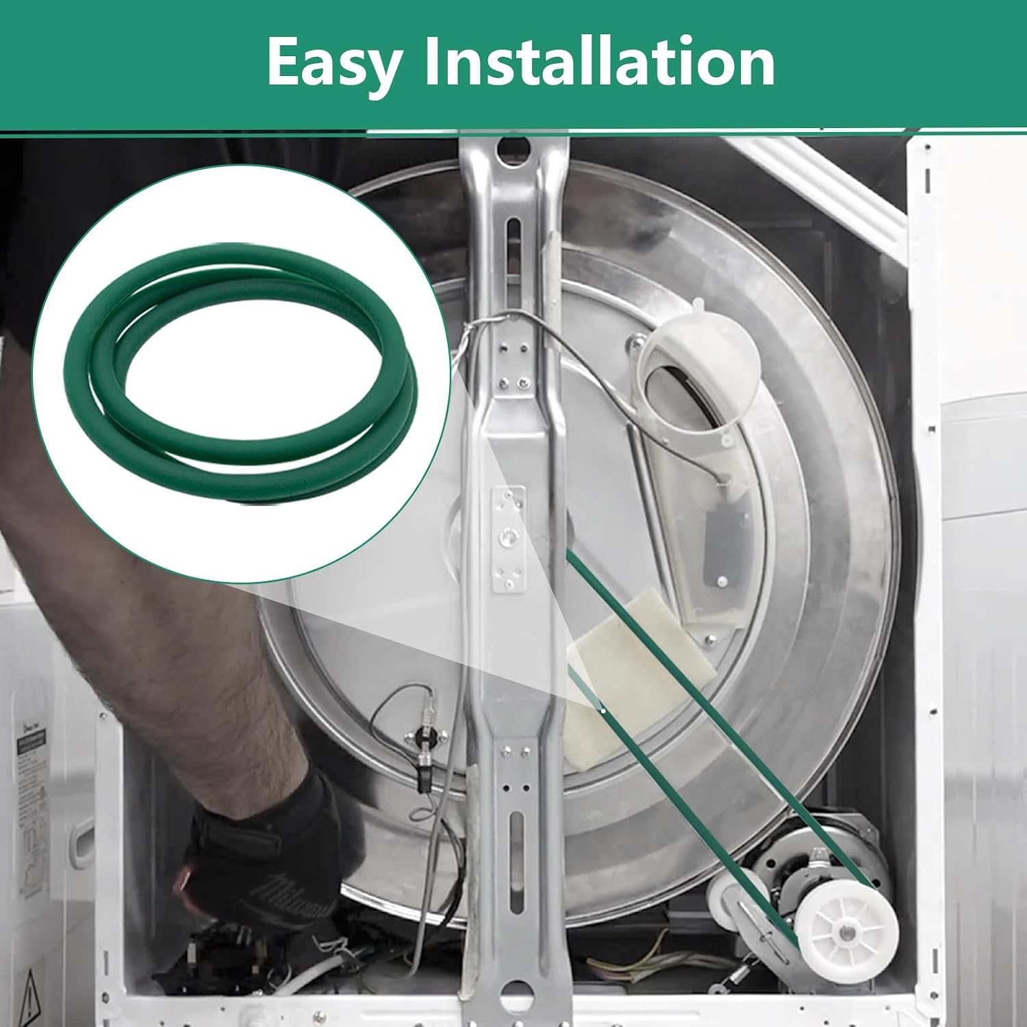 Dryer Blower Fan Belt Mini Compact Dryer(1.50 Cu.ft)- Replacement for Panda PAN725SF