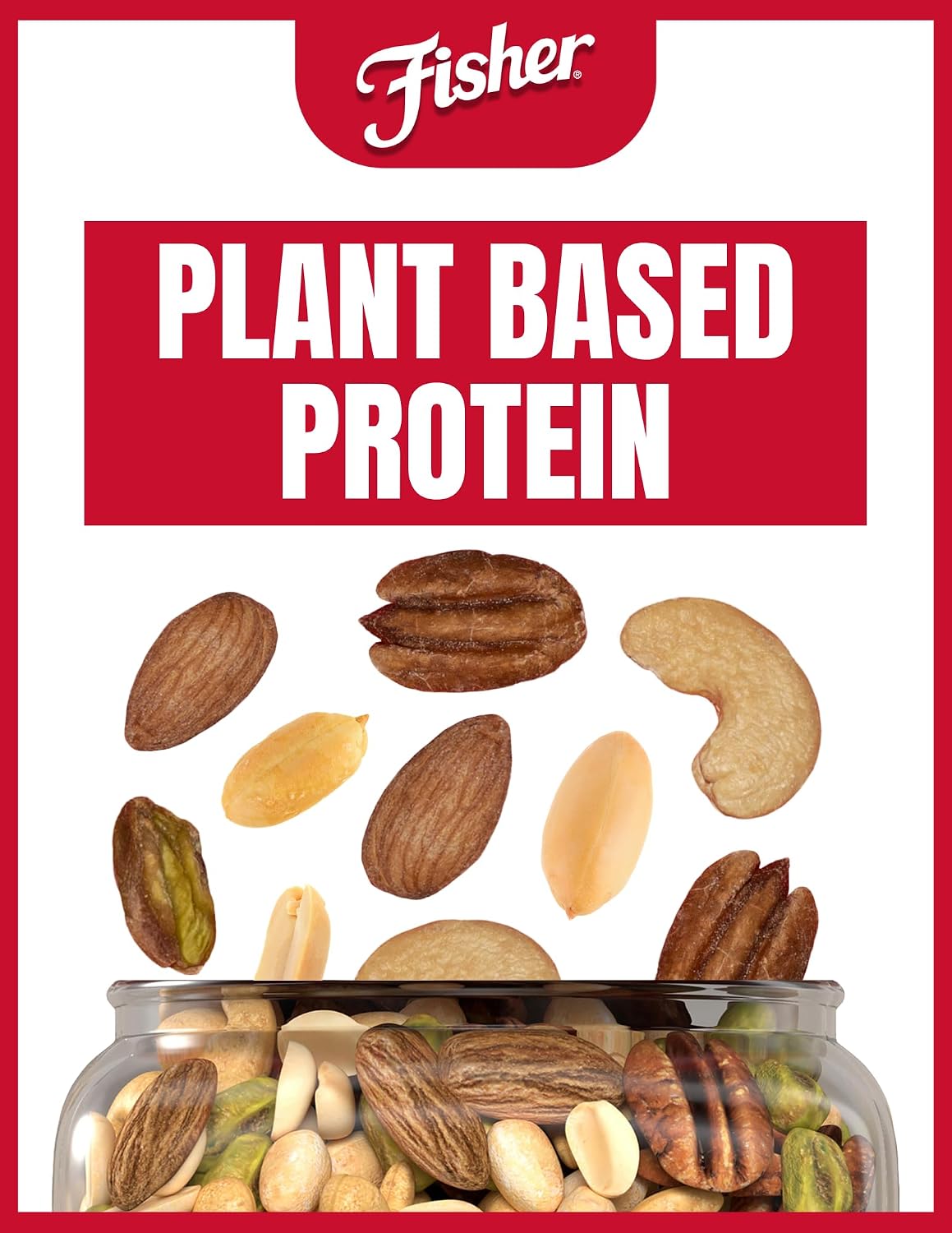 Fisher Oven Roasted Never Fried Deluxe Mixed Nuts, 24 Ounces
