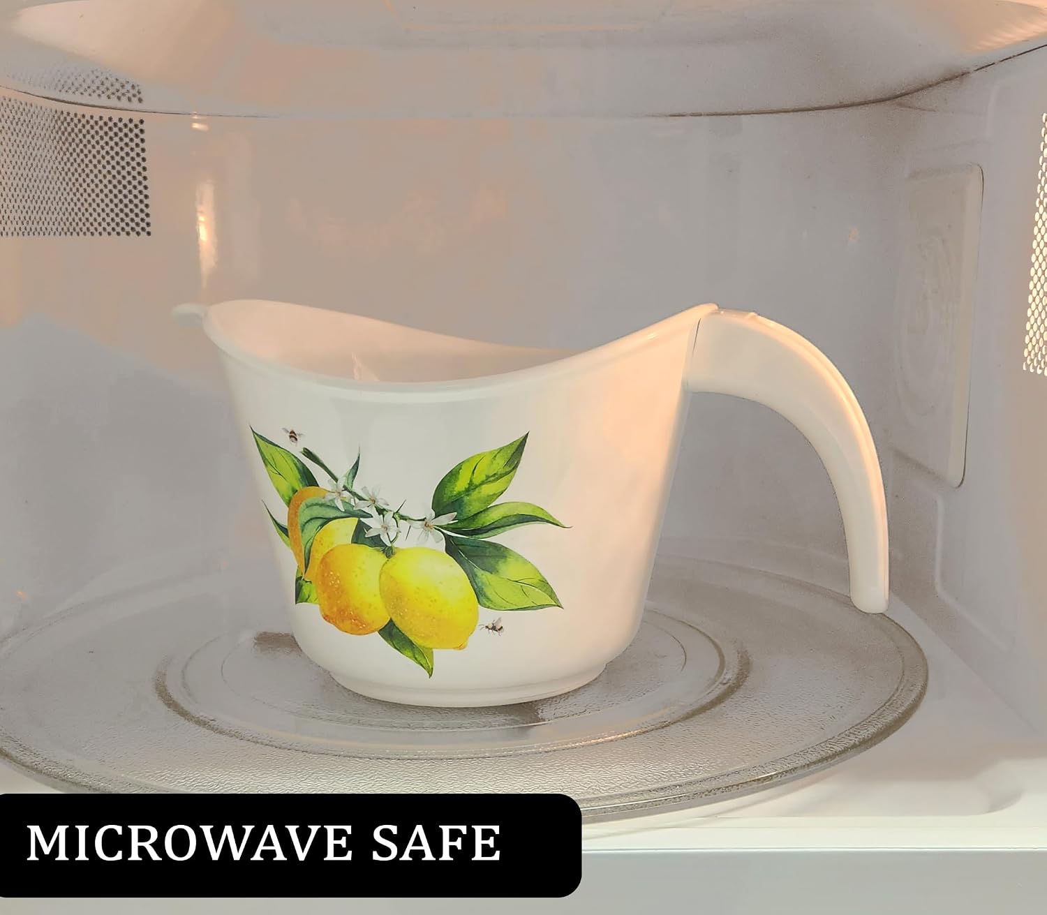 Reston Lloyd, Batter Bowl With Pour Spout, Non-Slip Base, Erogonomic Space Saving Detachable Handle, 2 QT Heavy Duty BPA-Free Microwave & Dishwasher Safe, Plum