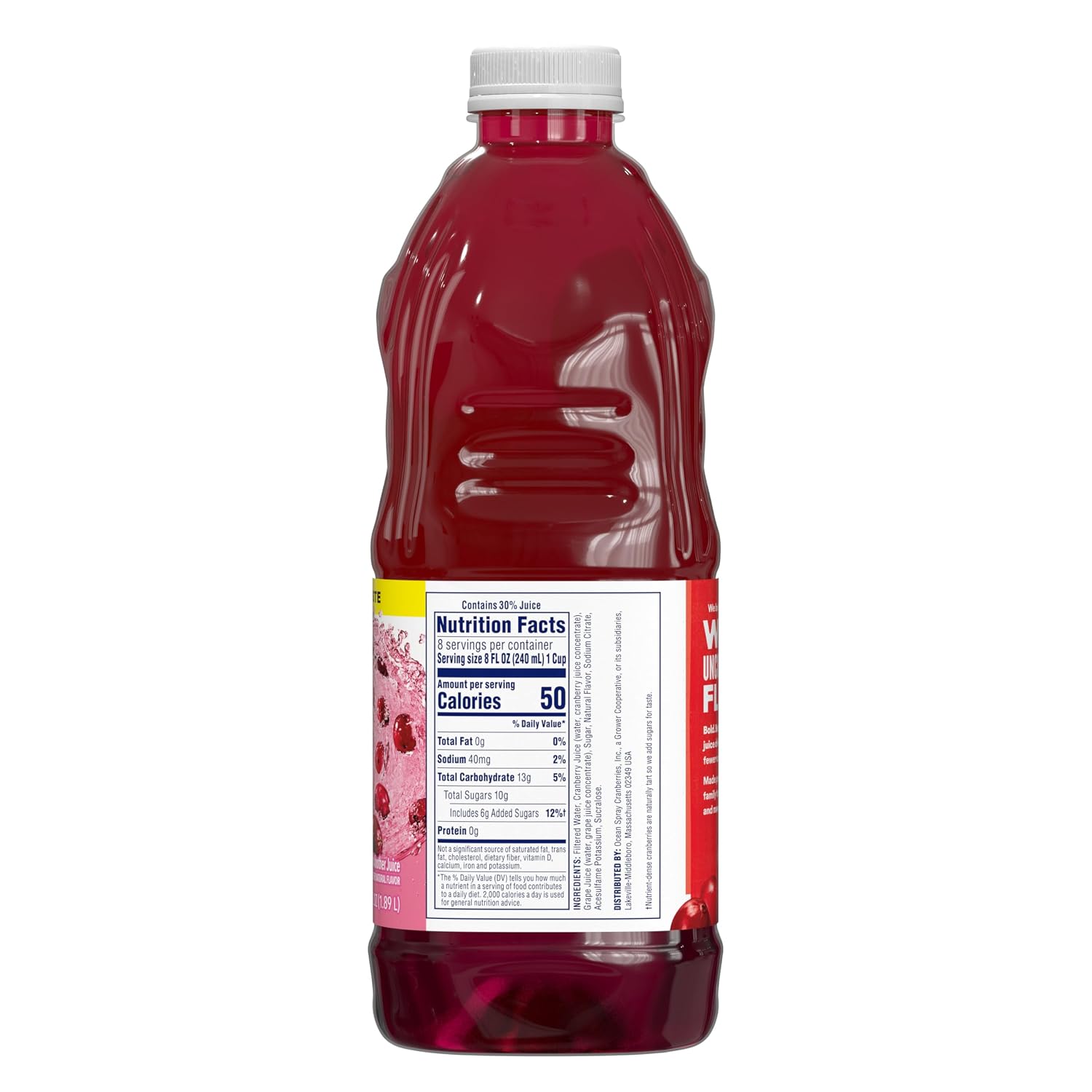 Ocean Spray® Cran50™ Cranberry Juice Drink, 64 Fl Oz Bottle (Pack of 1)