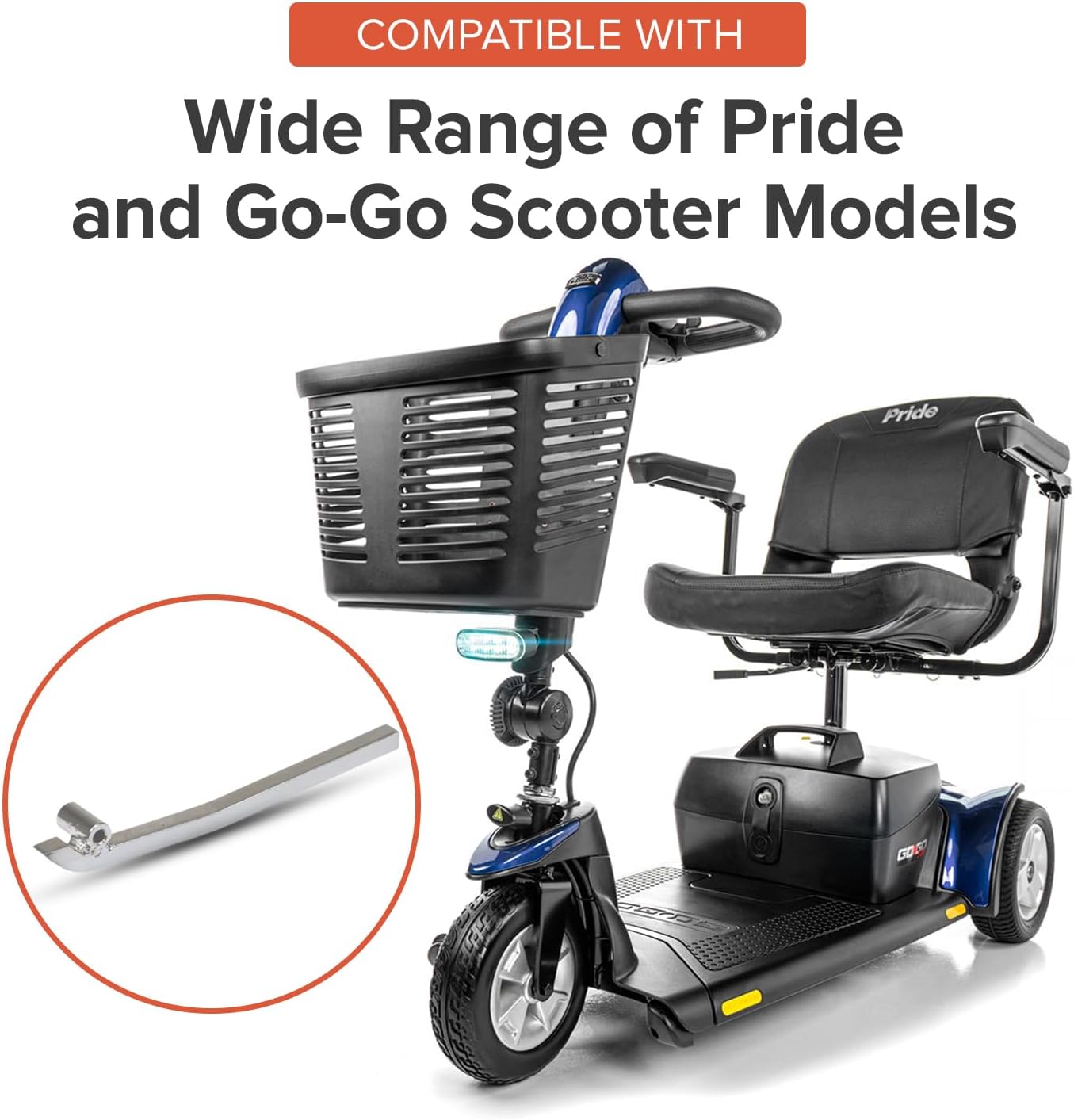 AlveyTech Seat Release Lever for Pride and Go-Go Mobility Scooters - Replacement for GOGO Ultra X, Elite Traveller, Sport, Pride Revo, Sonic