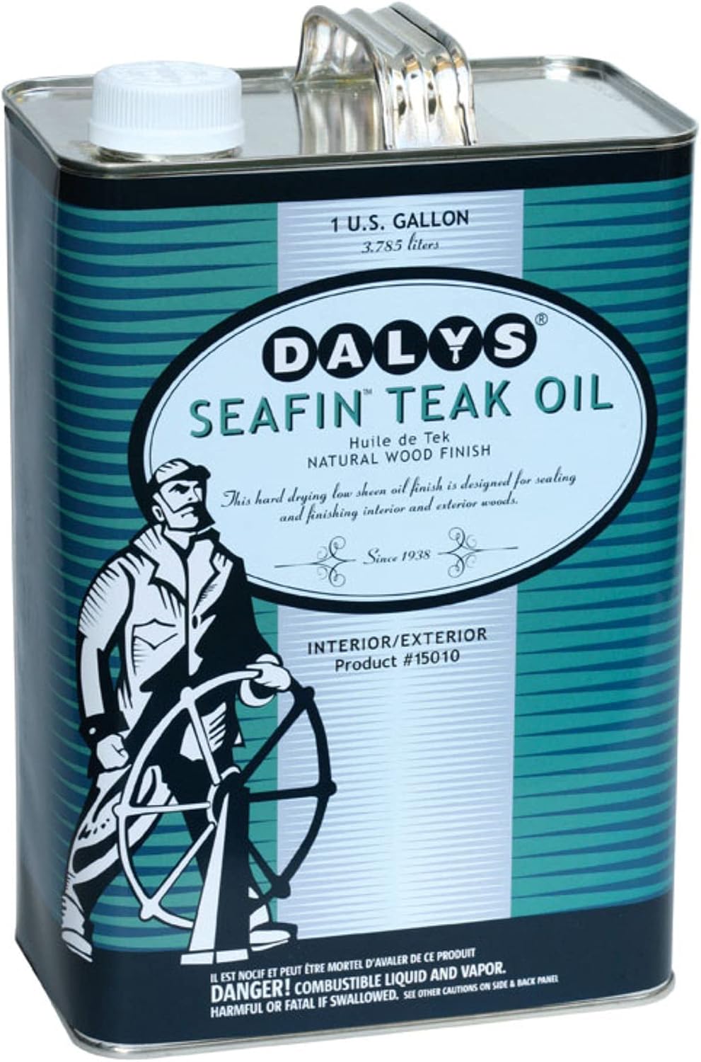 DALY'S Wood Finishing Products Seafin Teak Oil, 1 Quart, Clear, Quart